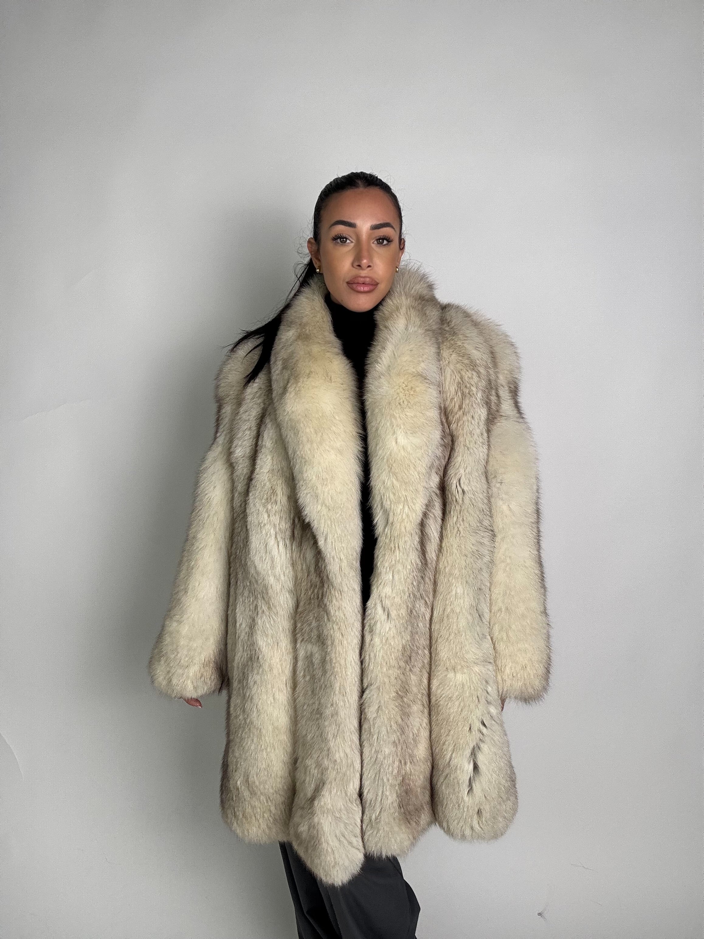 Giacca in volpe della groenlandia N95