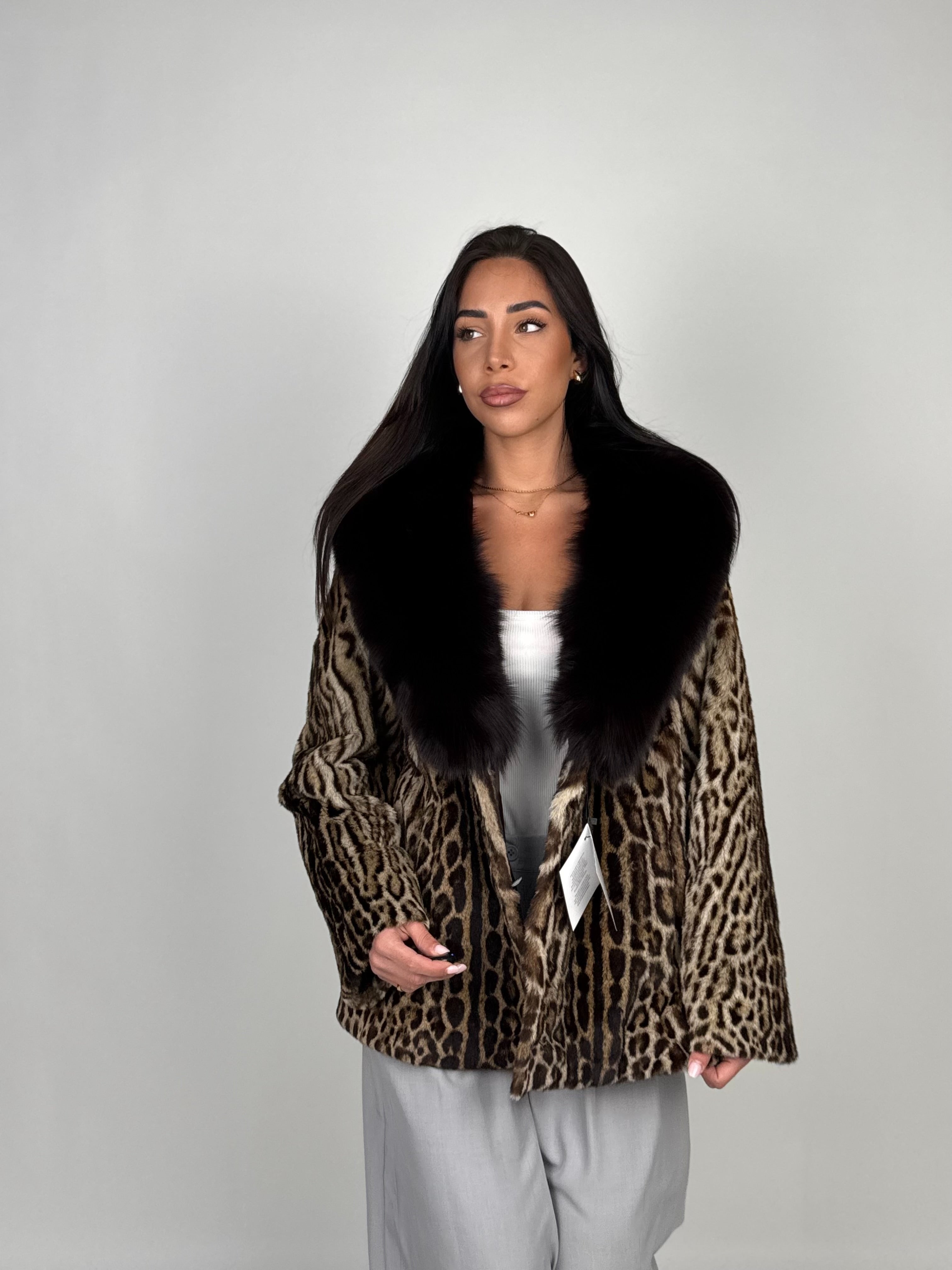 Giacca in leopardo N43