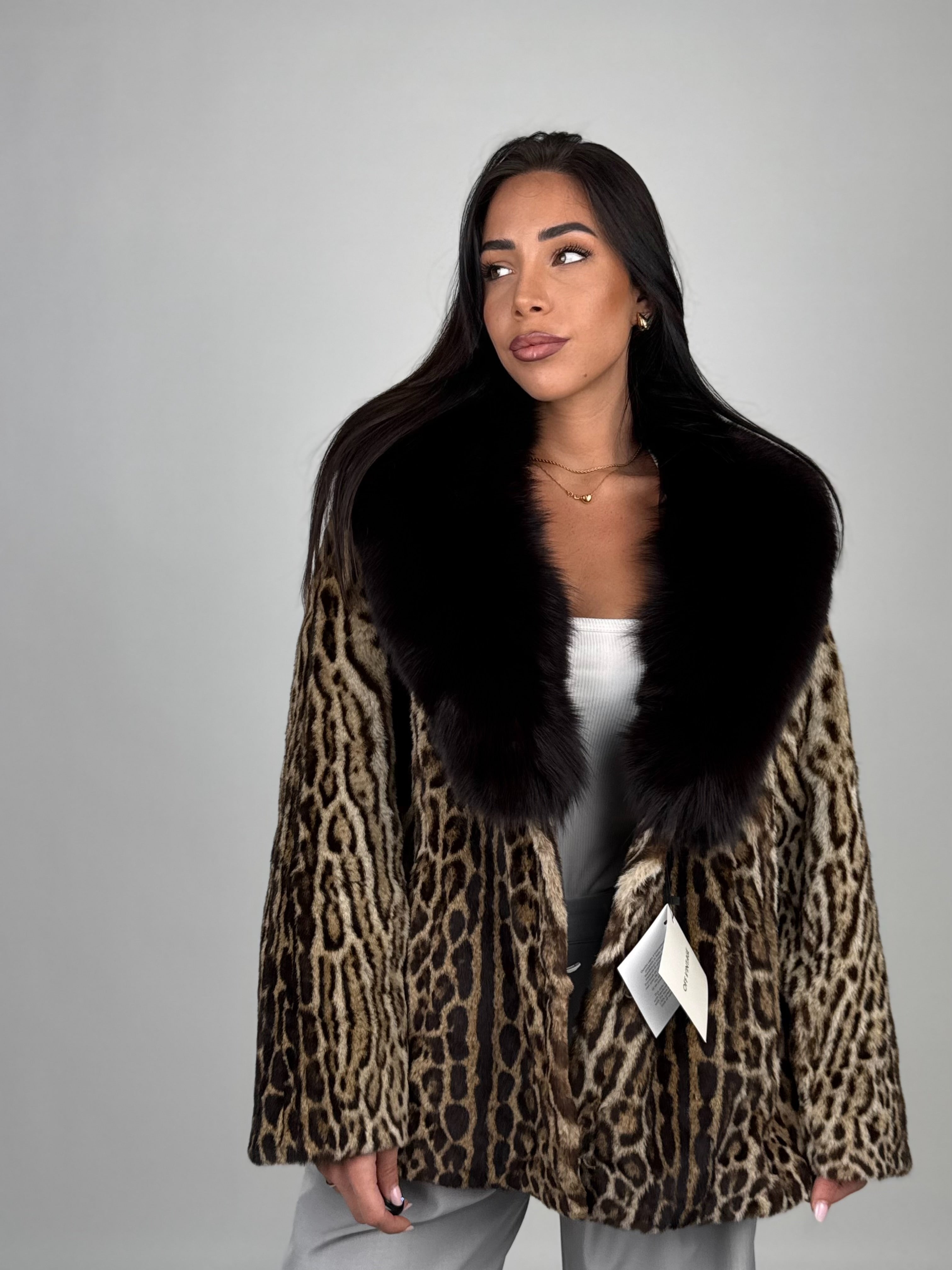 Giacca in leopardo N43