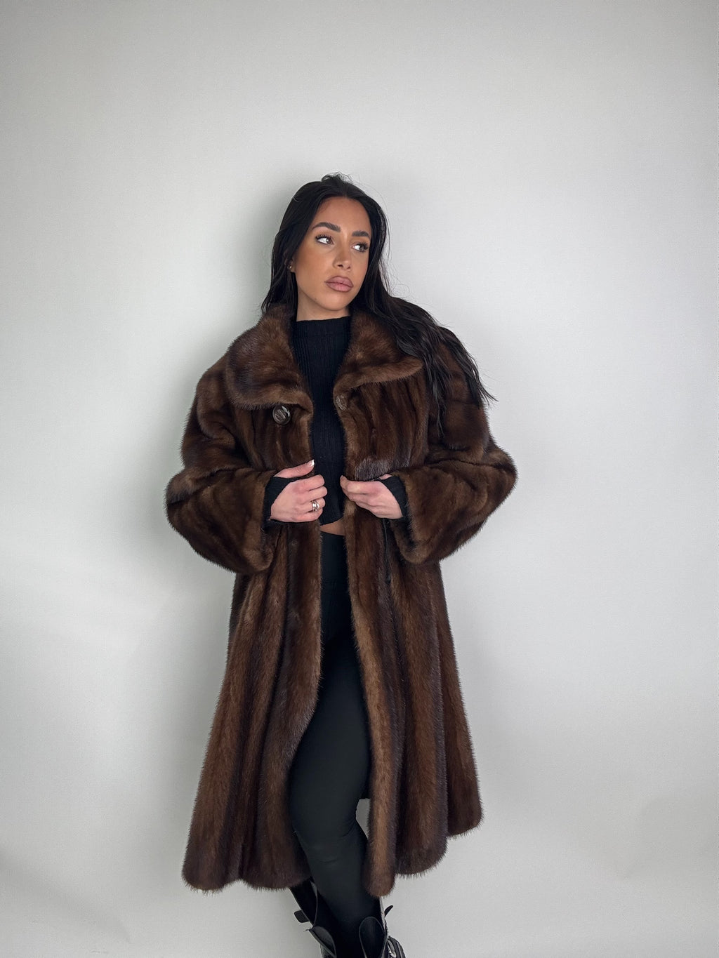 Cappotto in visone N474