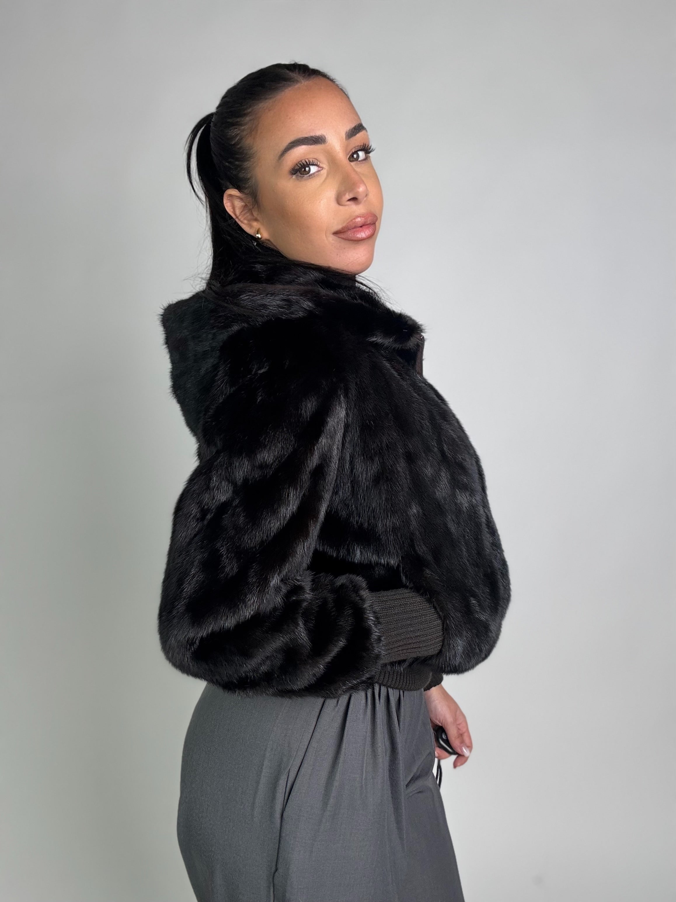 Bomber in visone N75