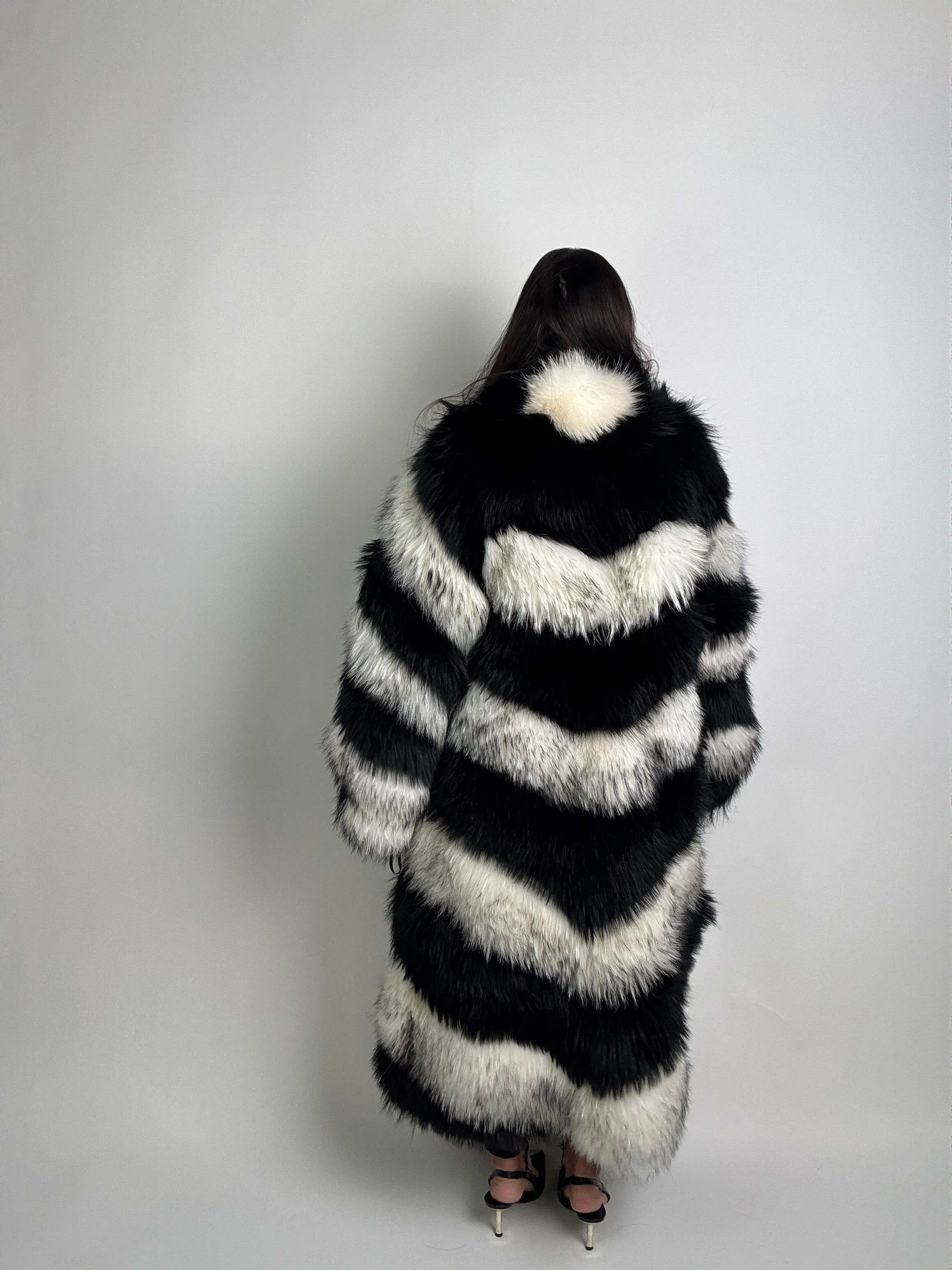 Cappotto in volpe Crudelia