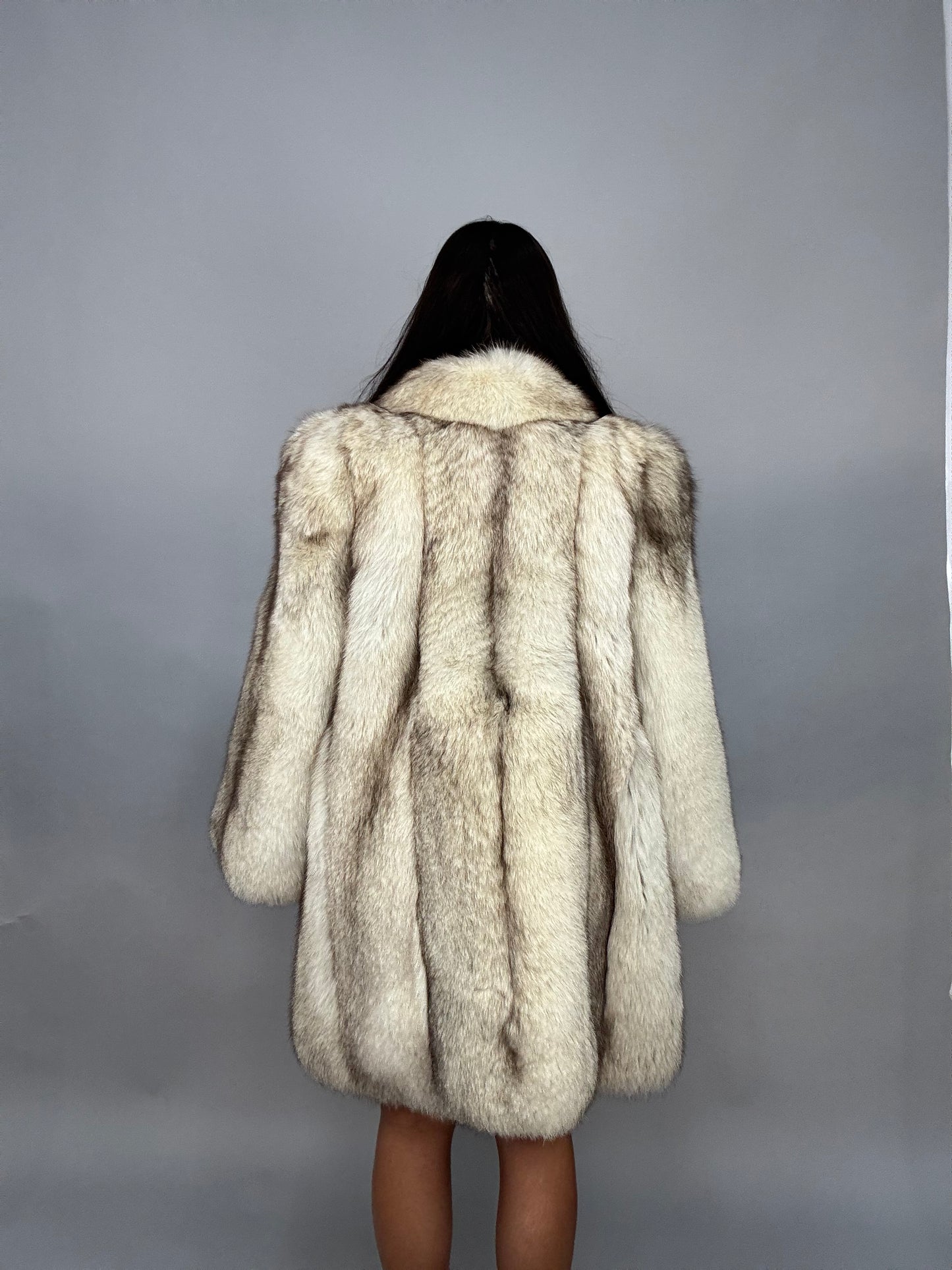 Silver fox jacket