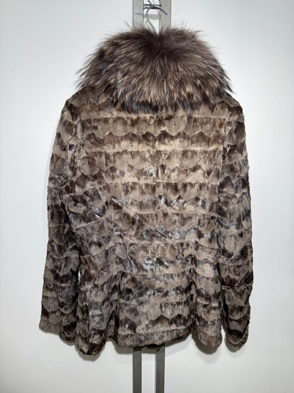 Giacca in visone e volpe