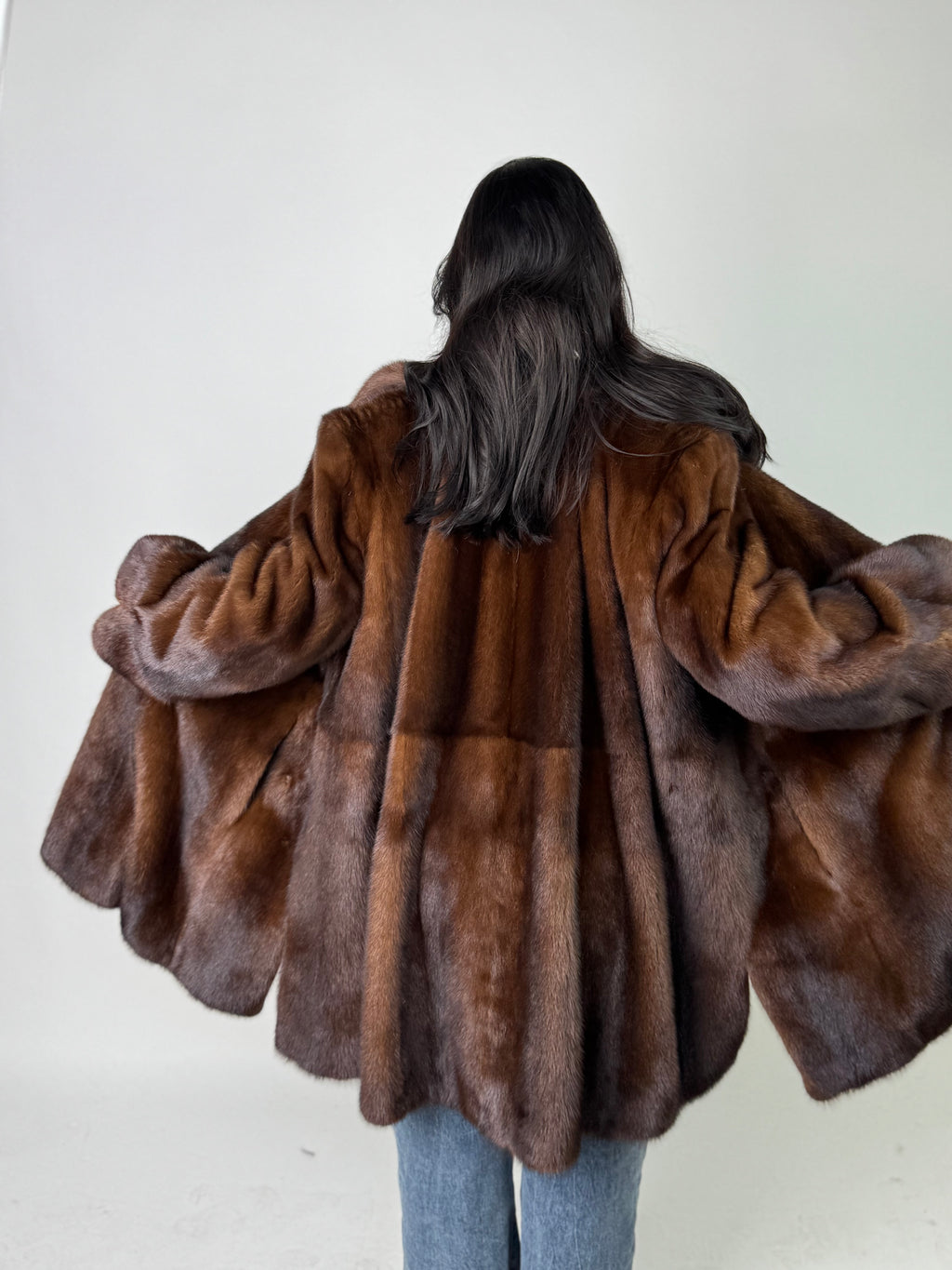 Cappotto in visone N579