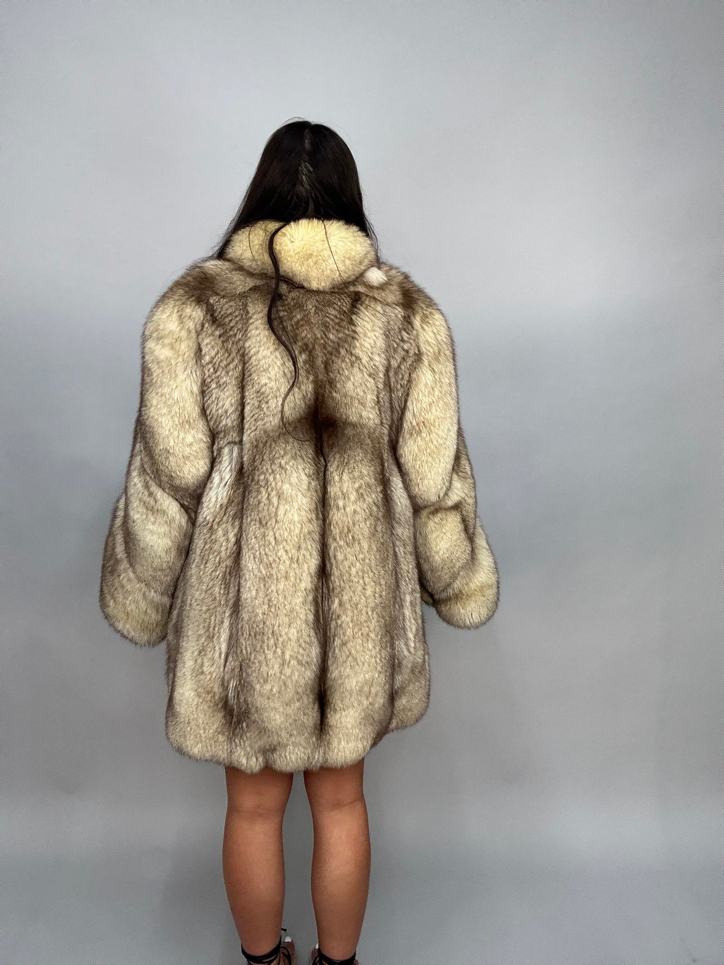 Silver fox jacket