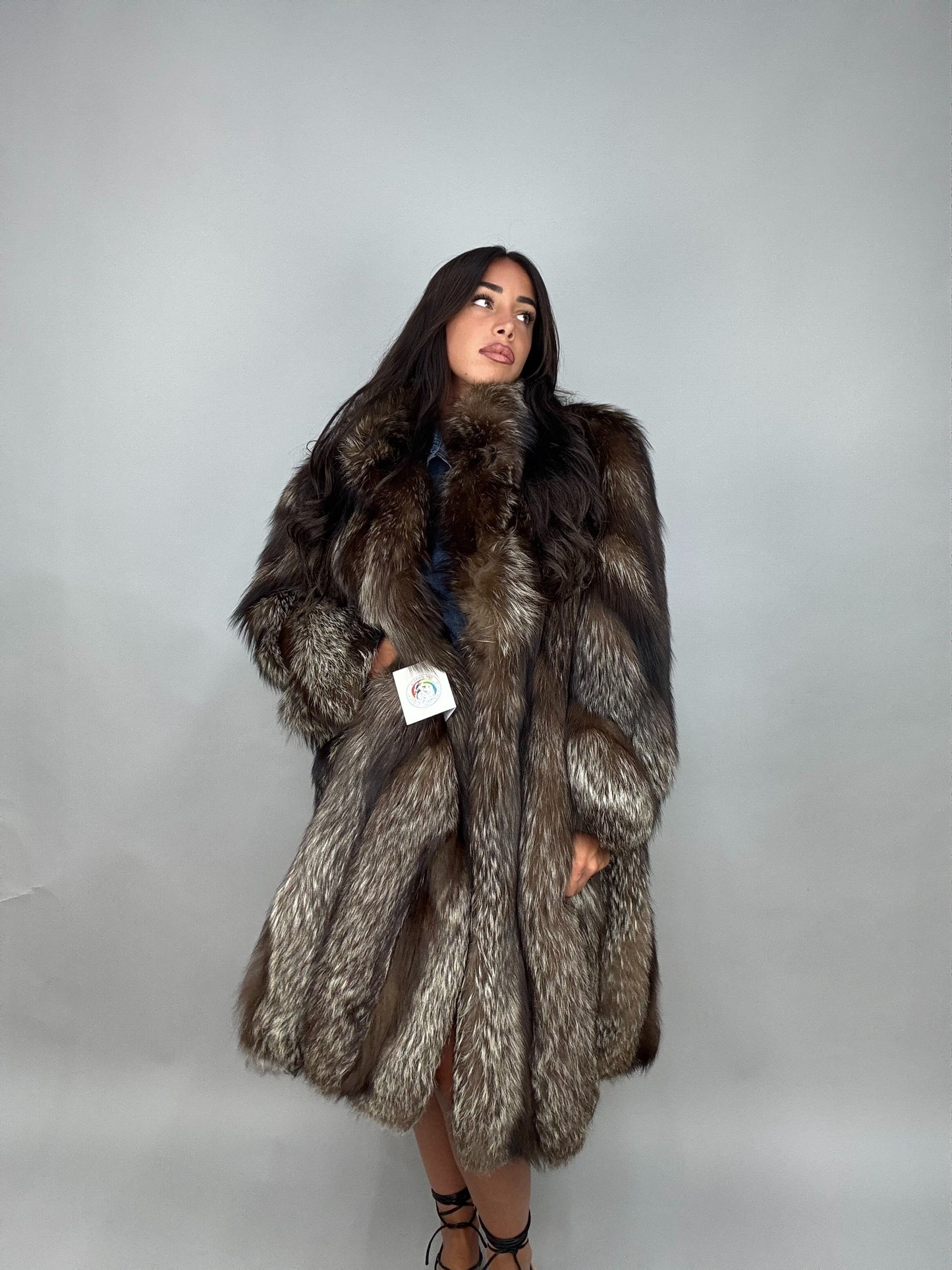 Silver fox jacket