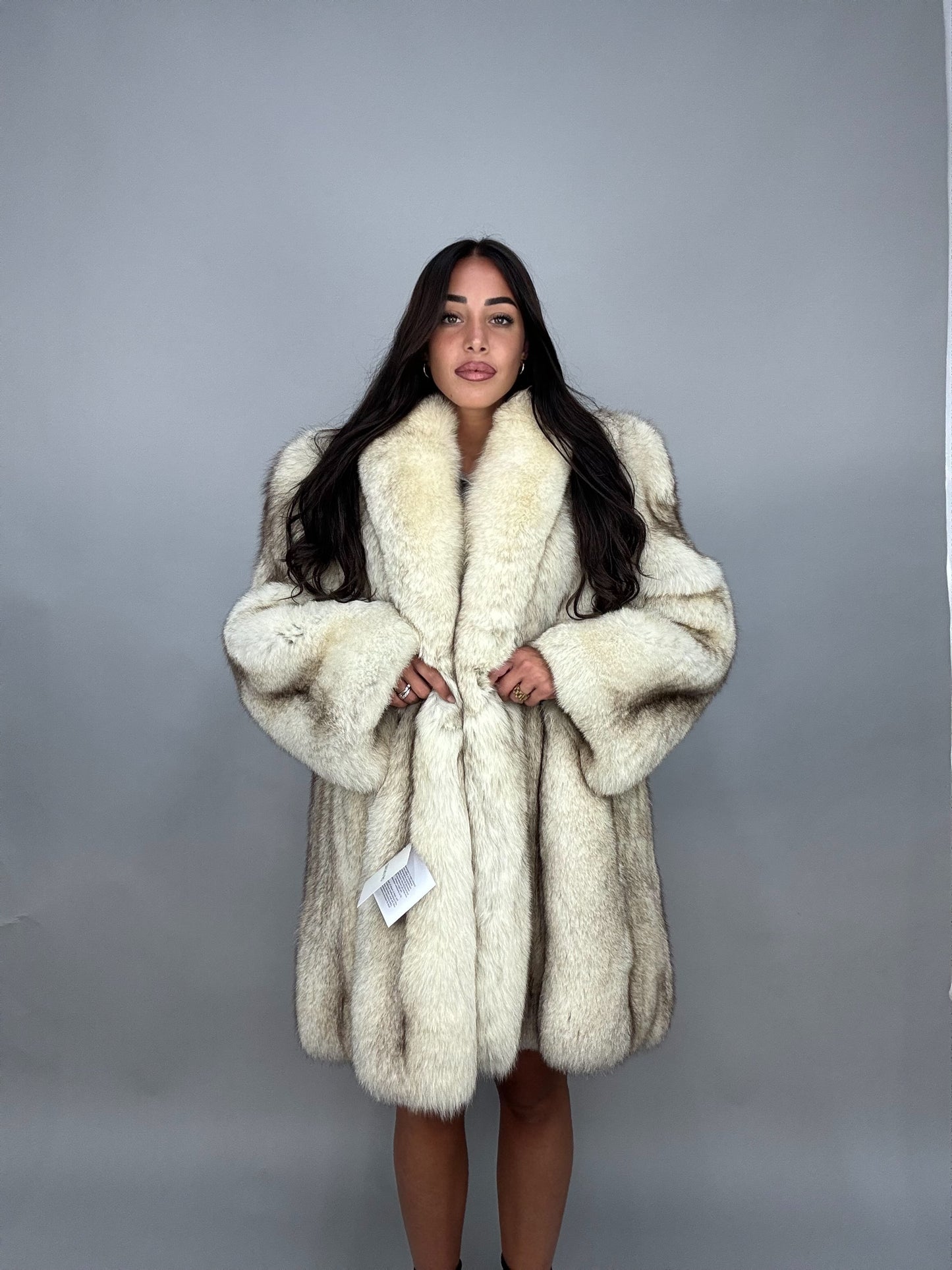 Silver fox jacket