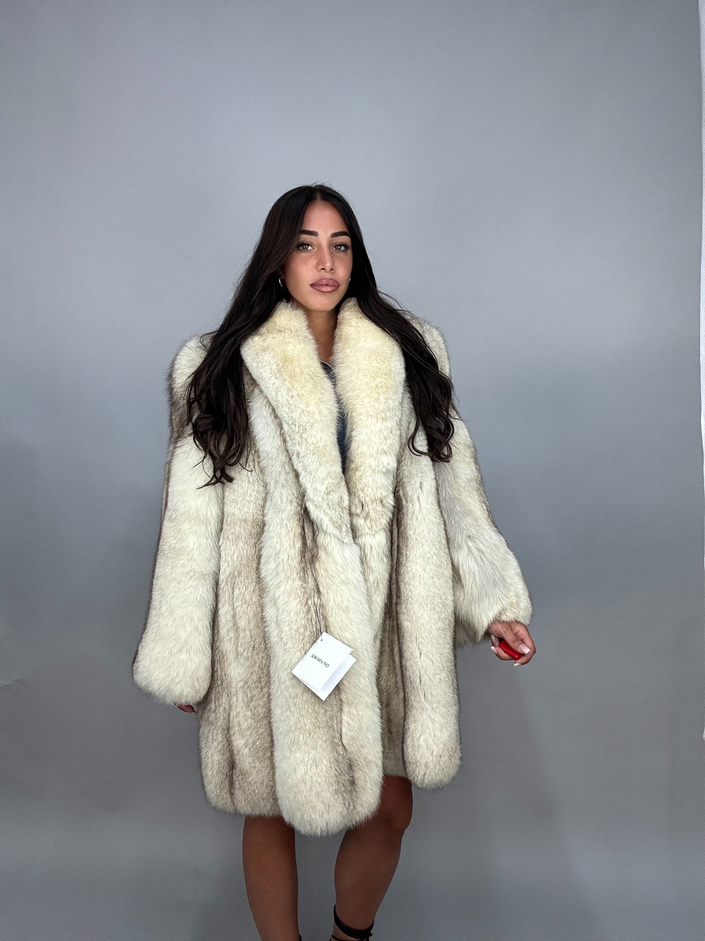 Silver fox jacket