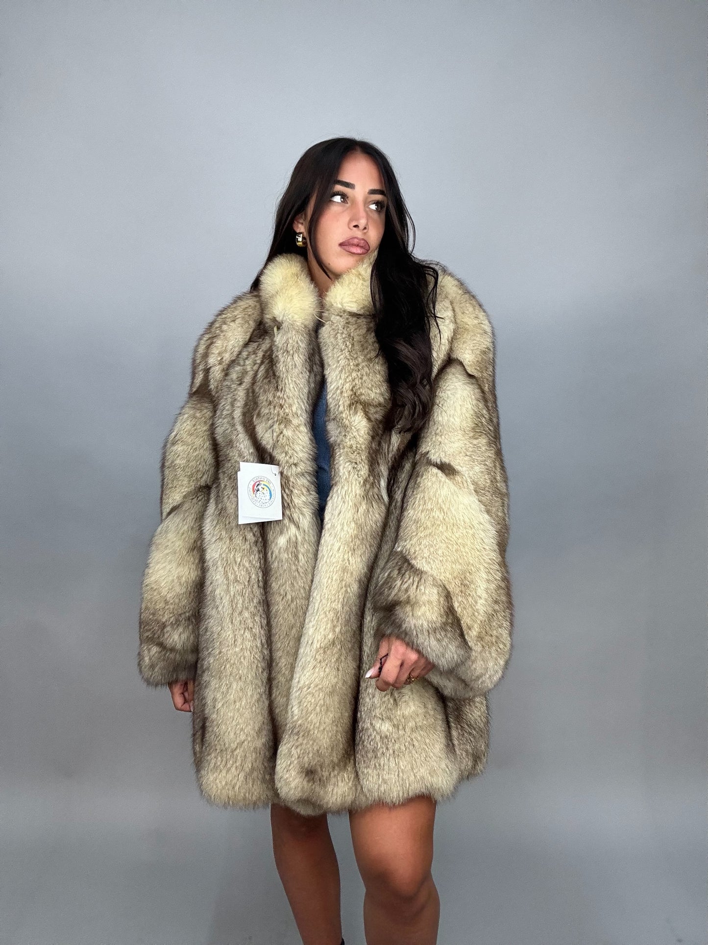 Silver fox jacket