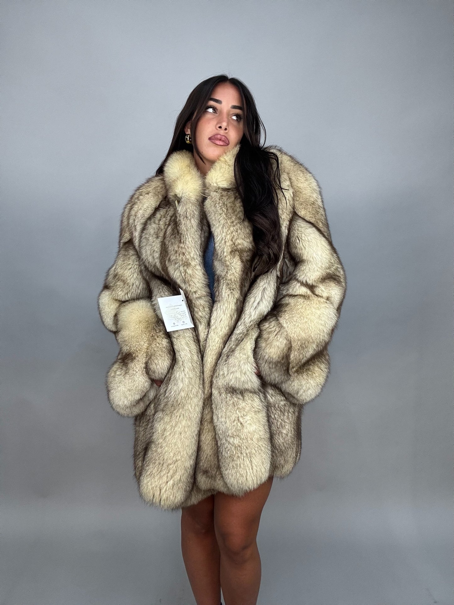 Silver fox jacket