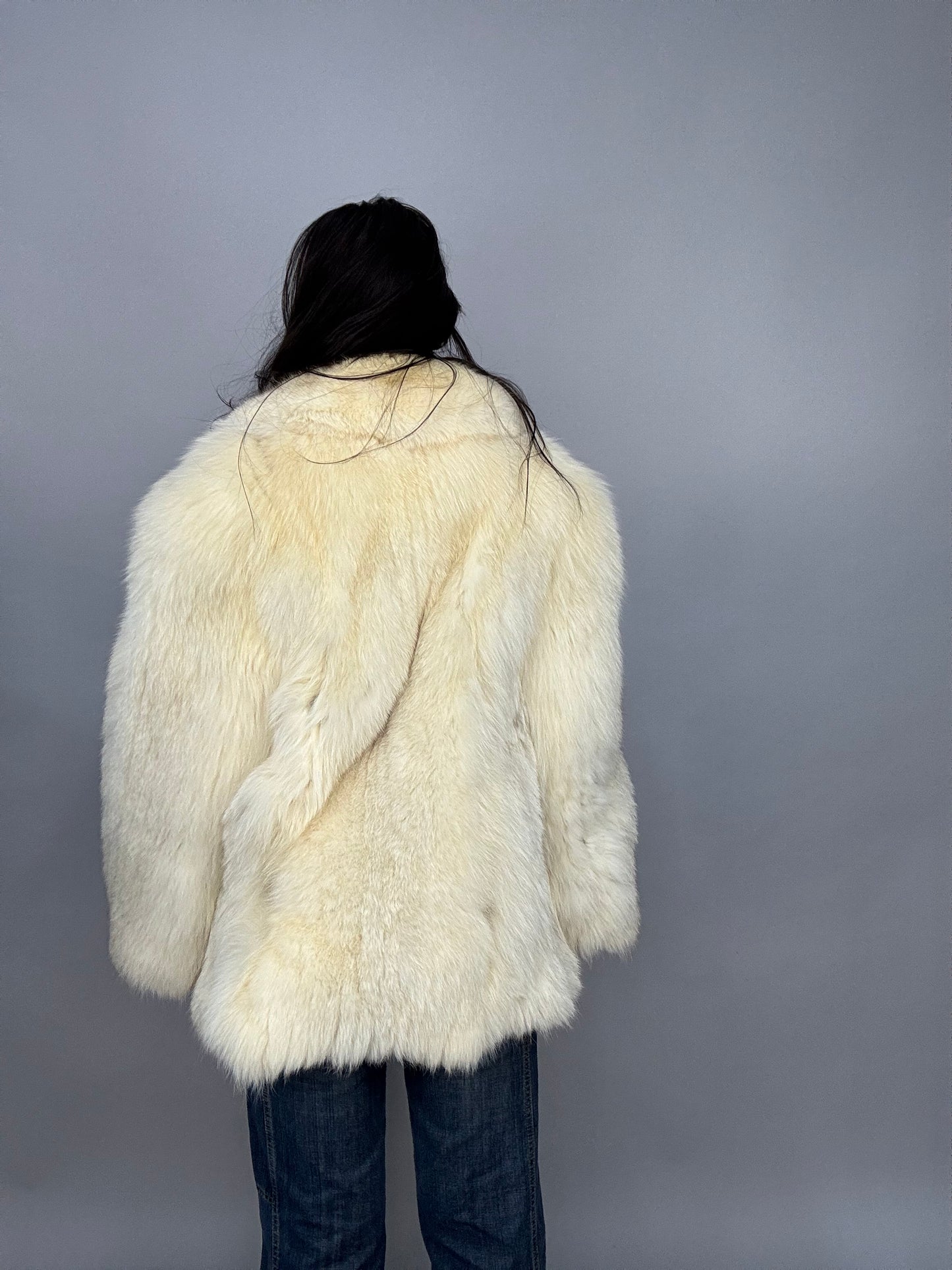 Silver fox jacket