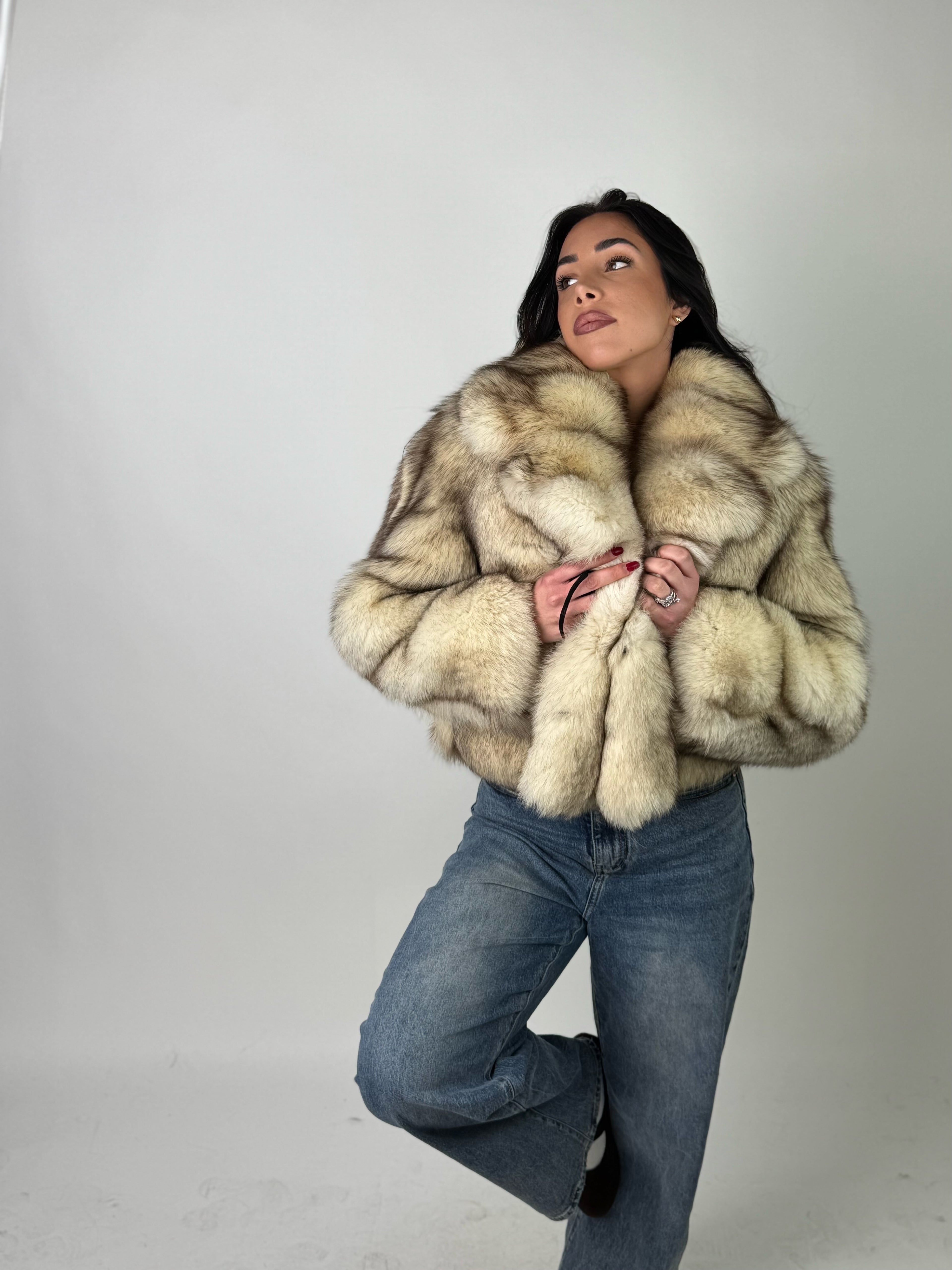 Mink Bomber Jacket