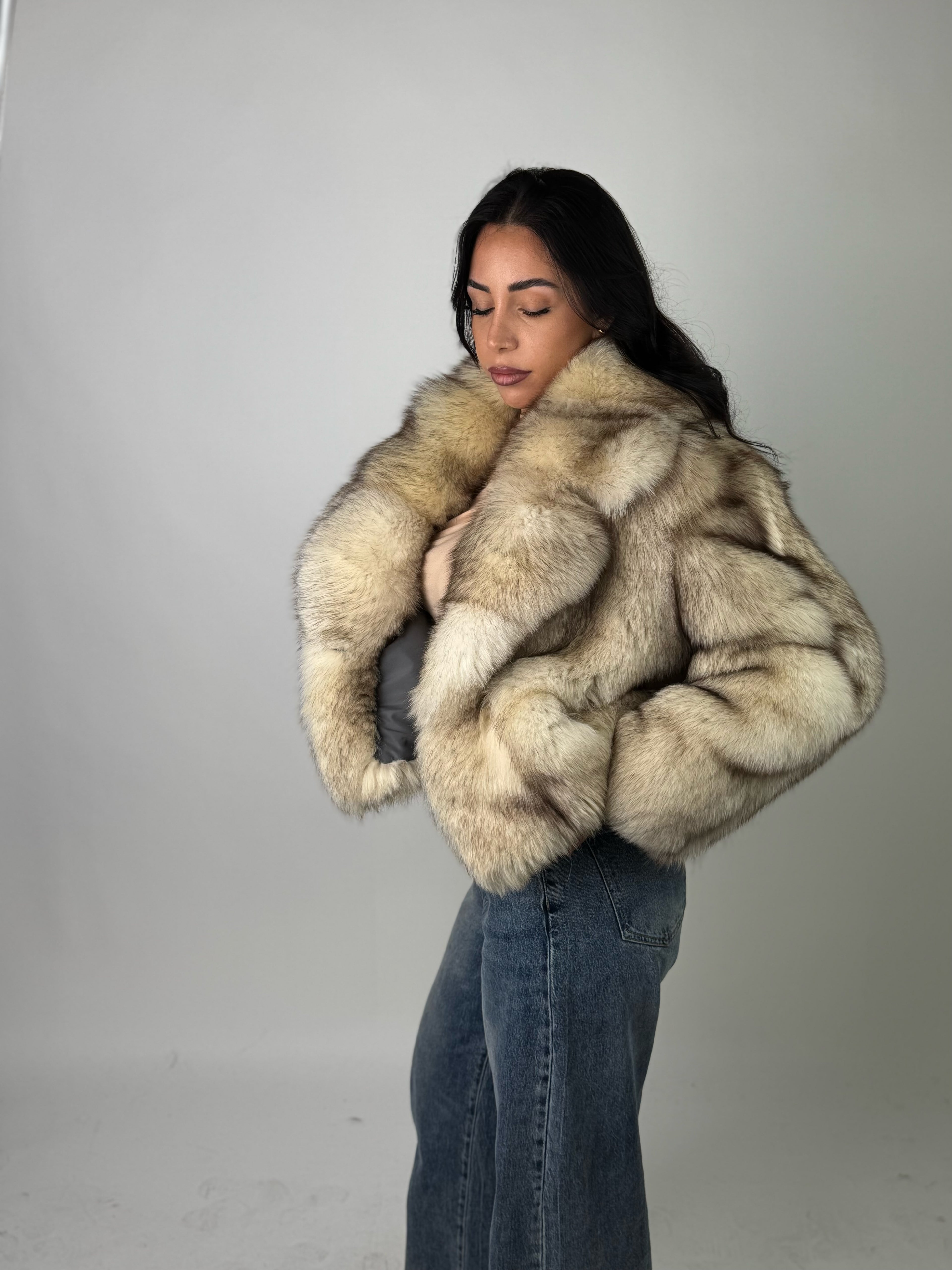 Mink Bomber Jacket