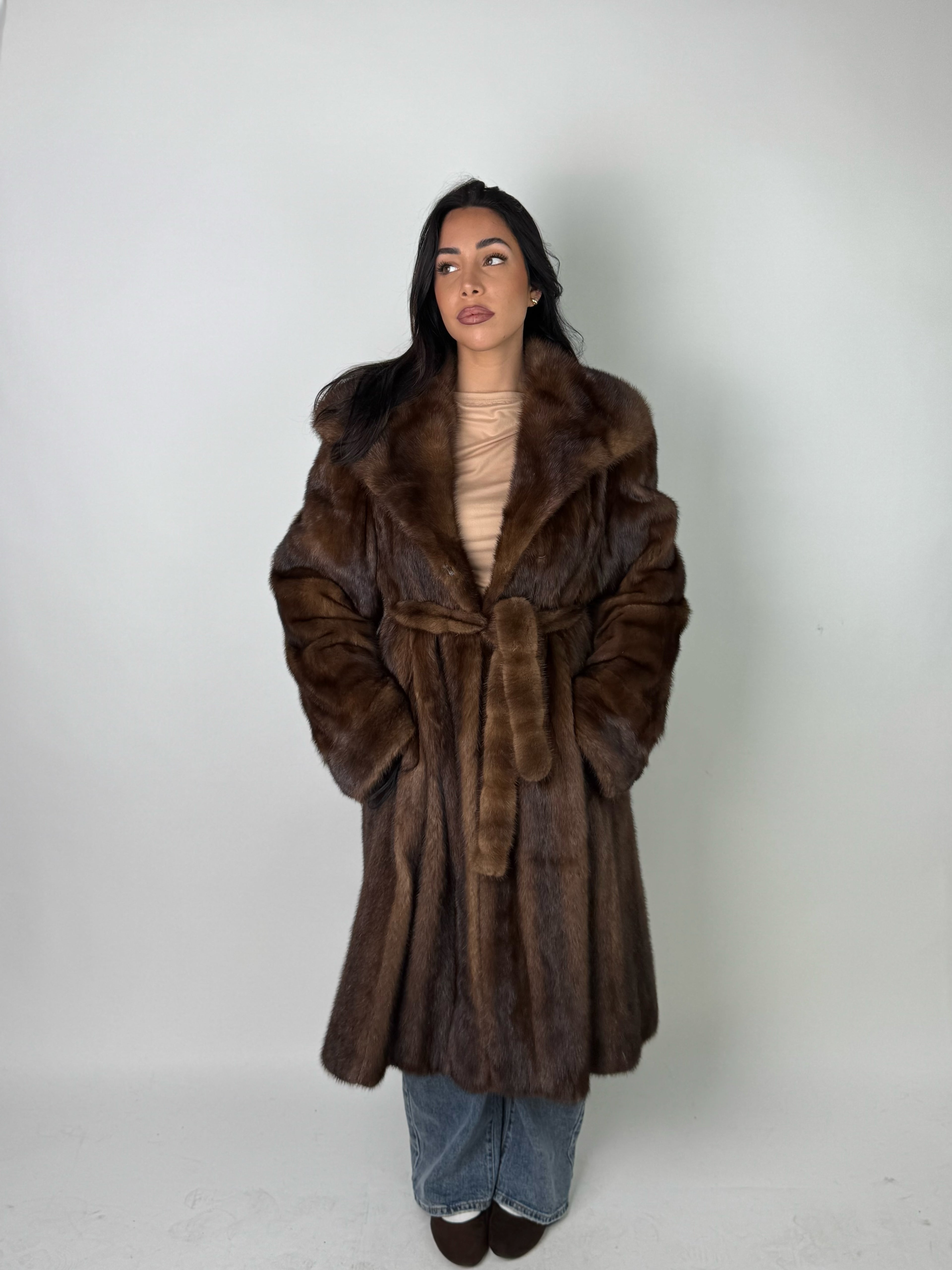 Cappotto in visone N580