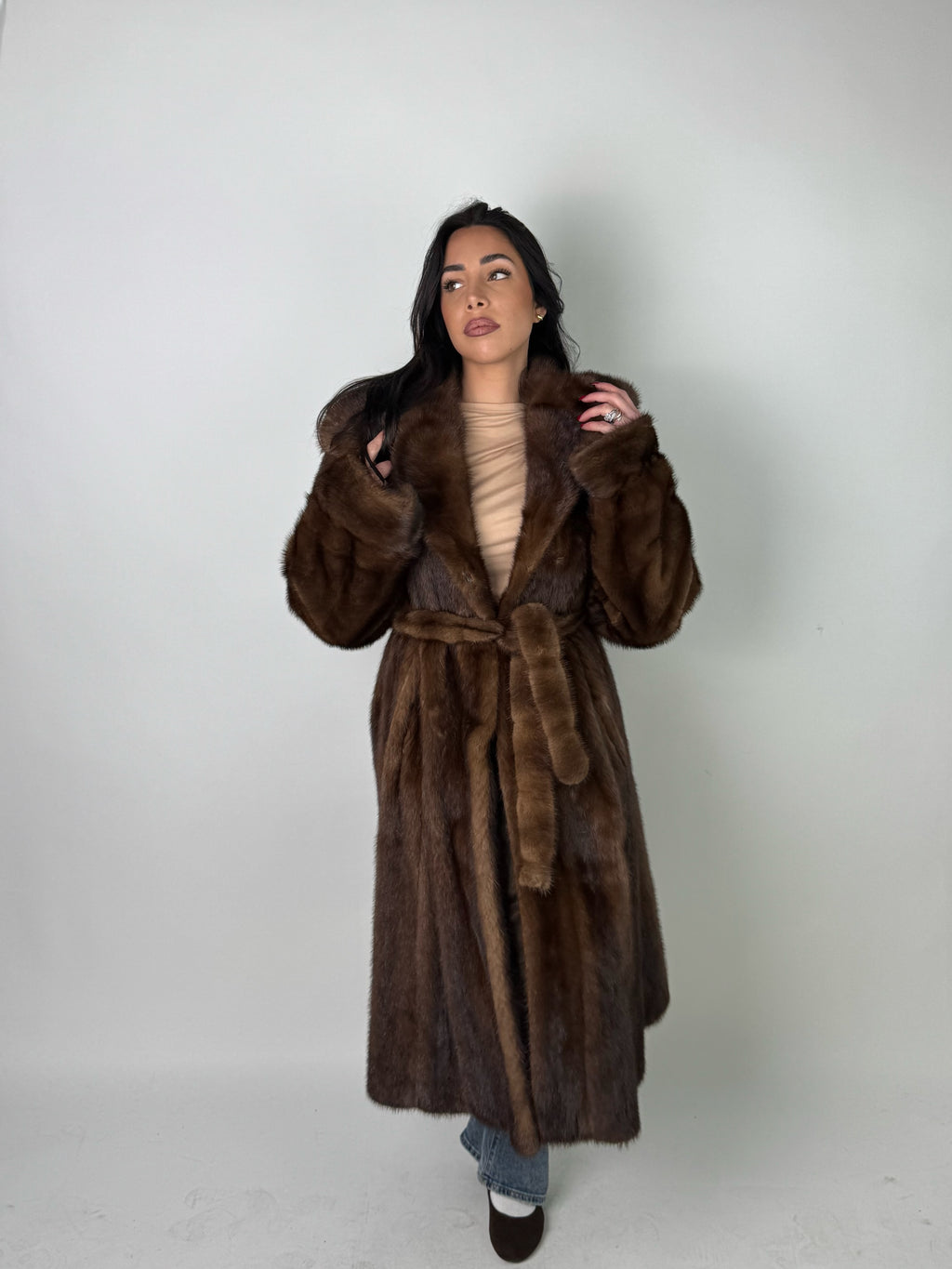 Cappotto in visone N580