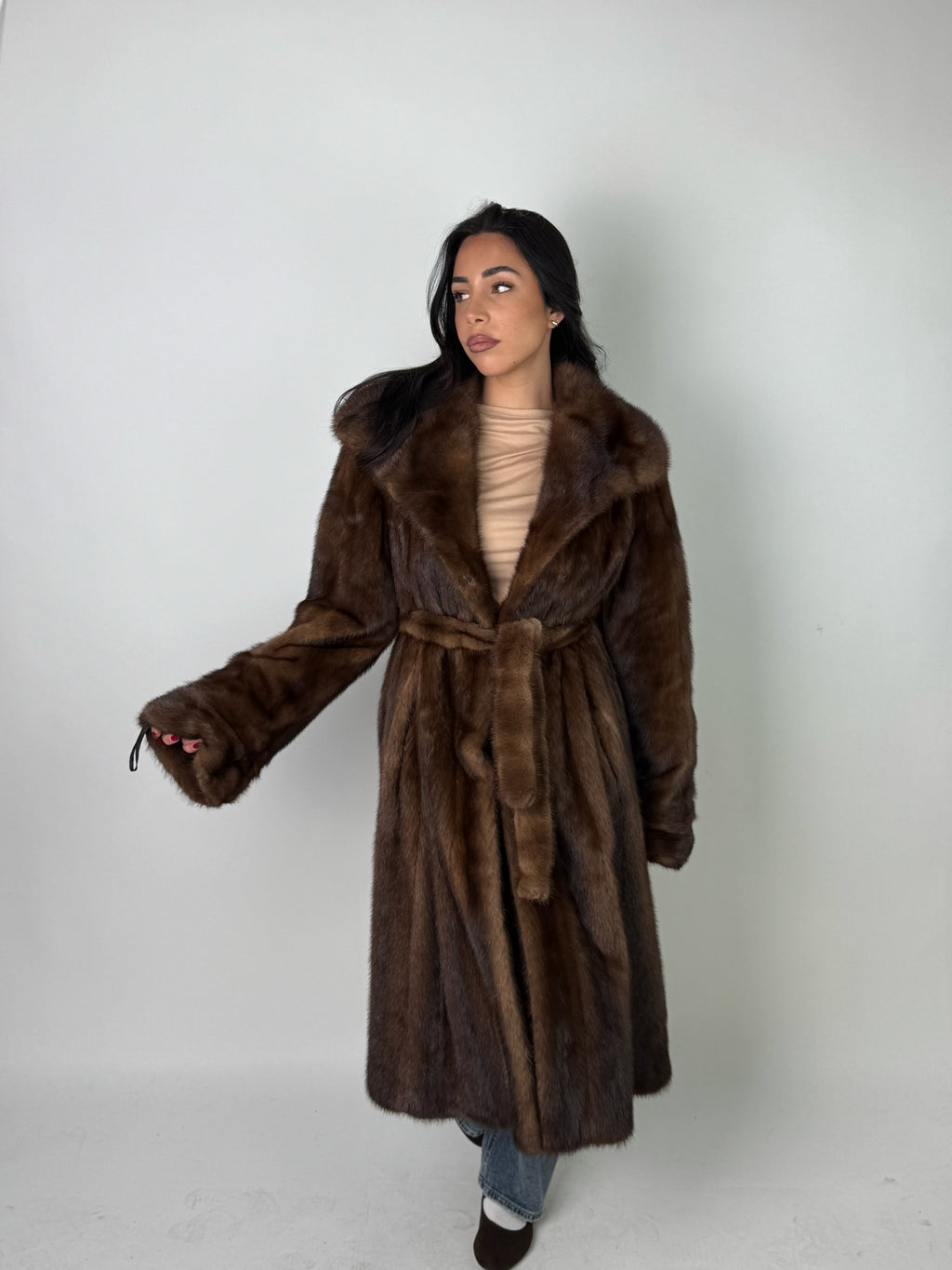 Cappotto in visone N580