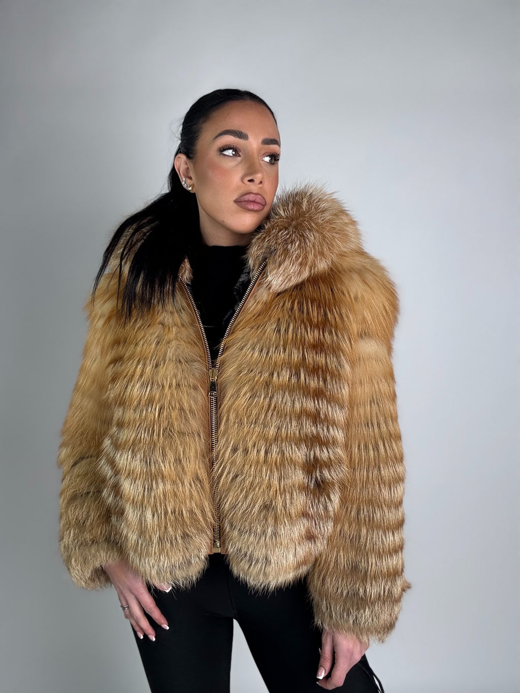 Mink Bomber Jacket