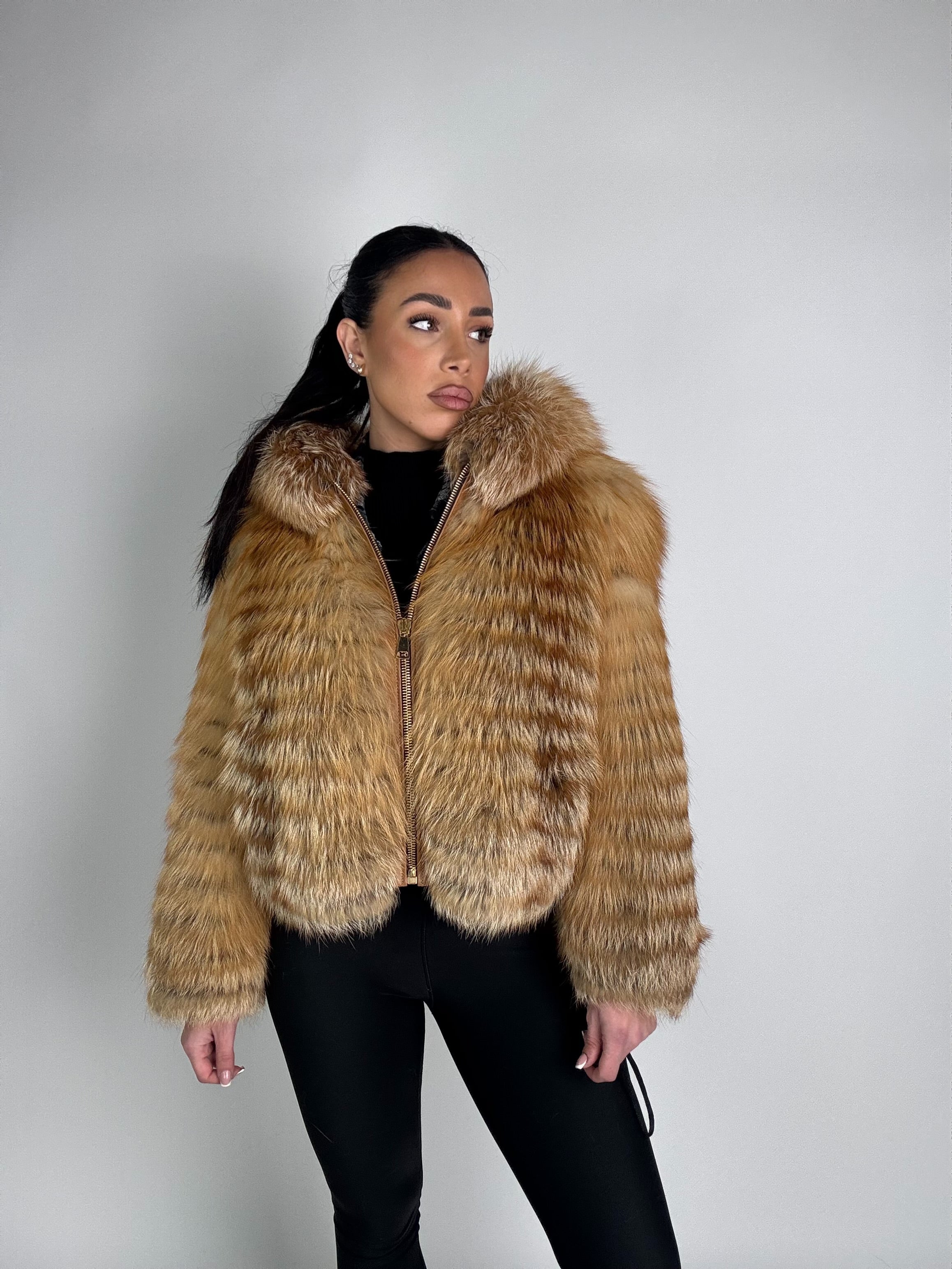 Mink Bomber Jacket