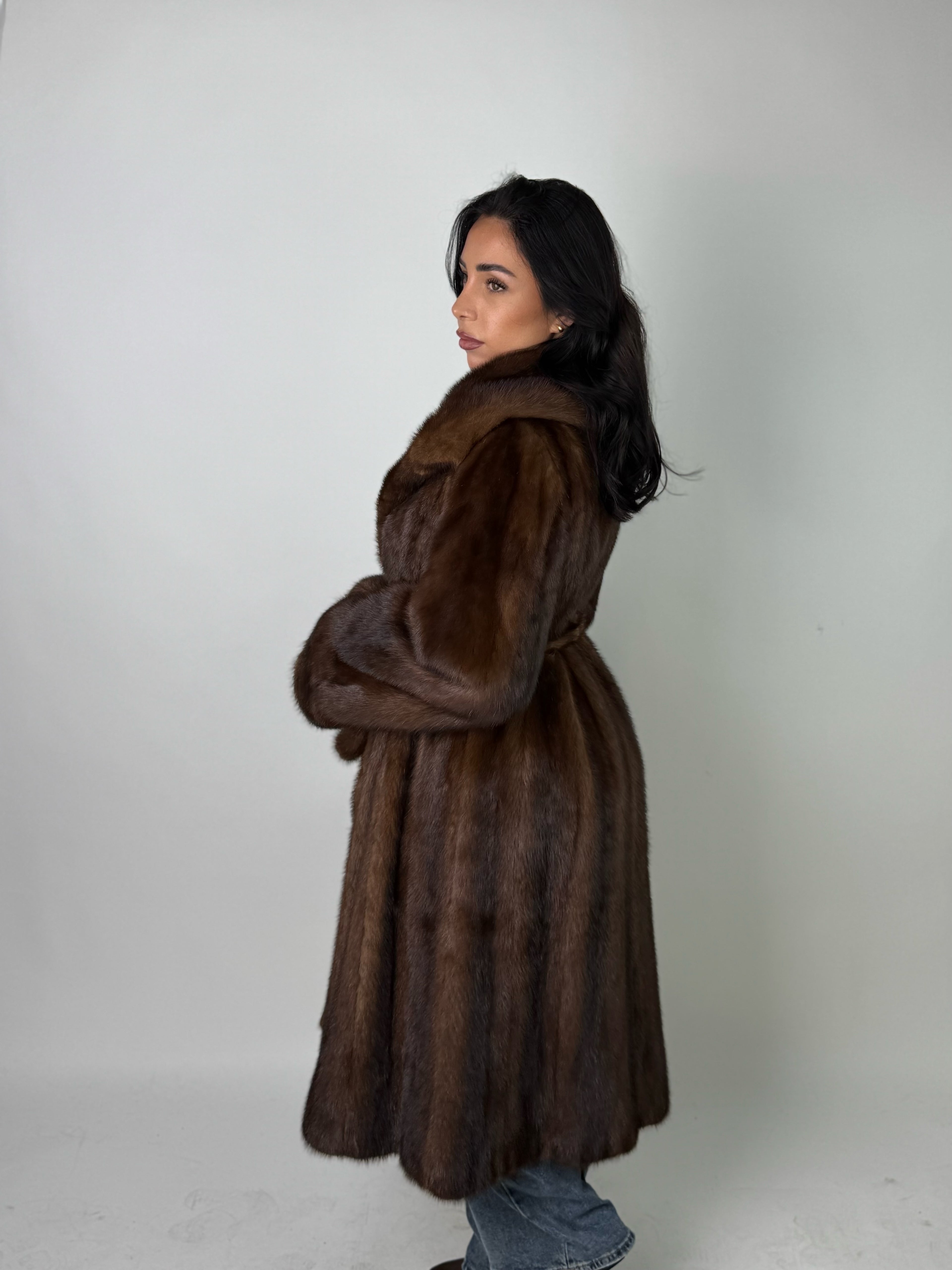 Cappotto in visone N580
