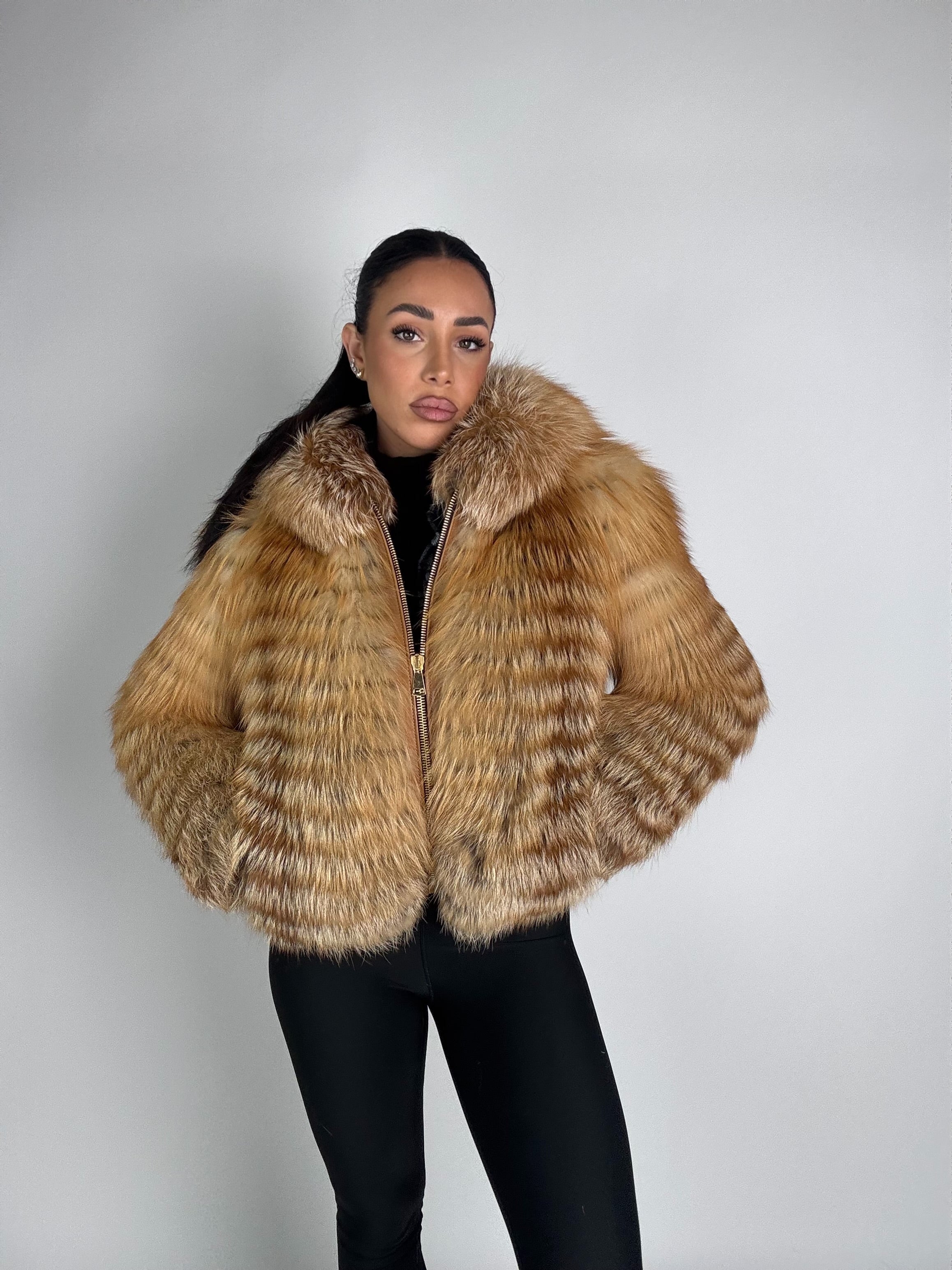 Mink Bomber Jacket