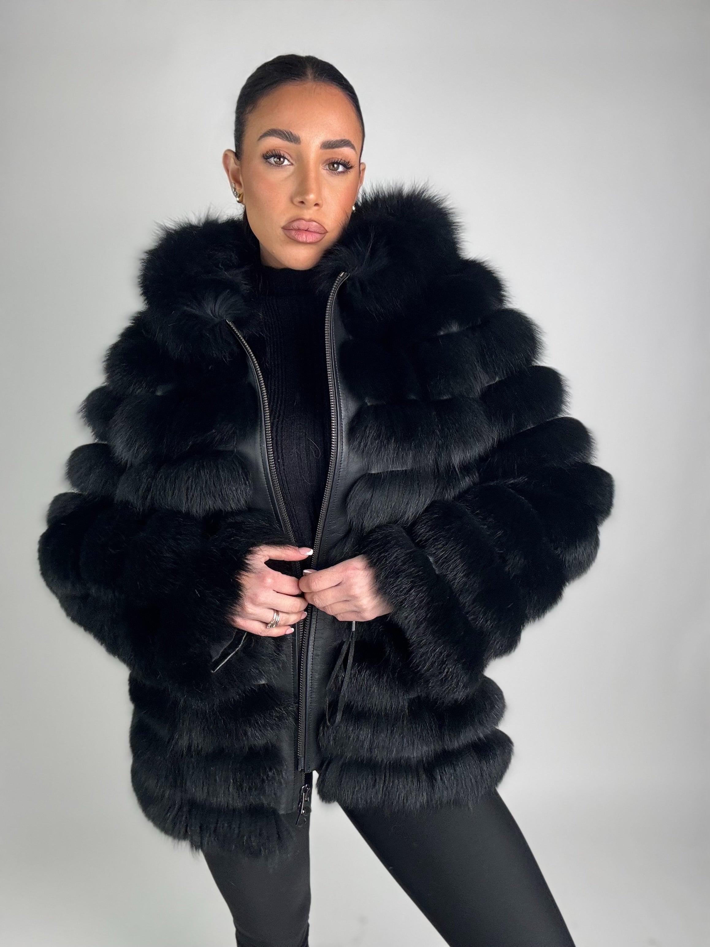 Mink Bomber Jacket
