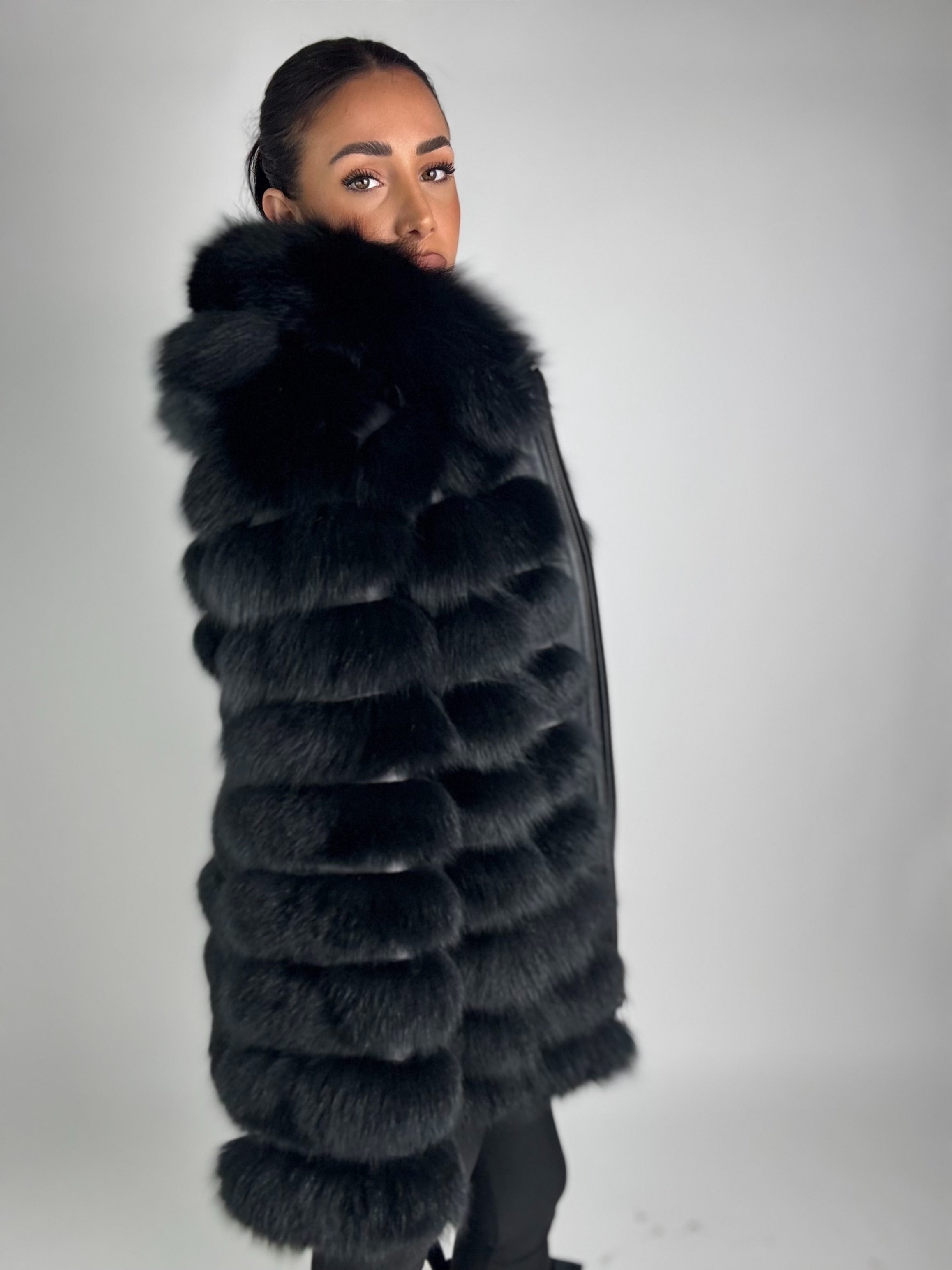 Mink Bomber Jacket