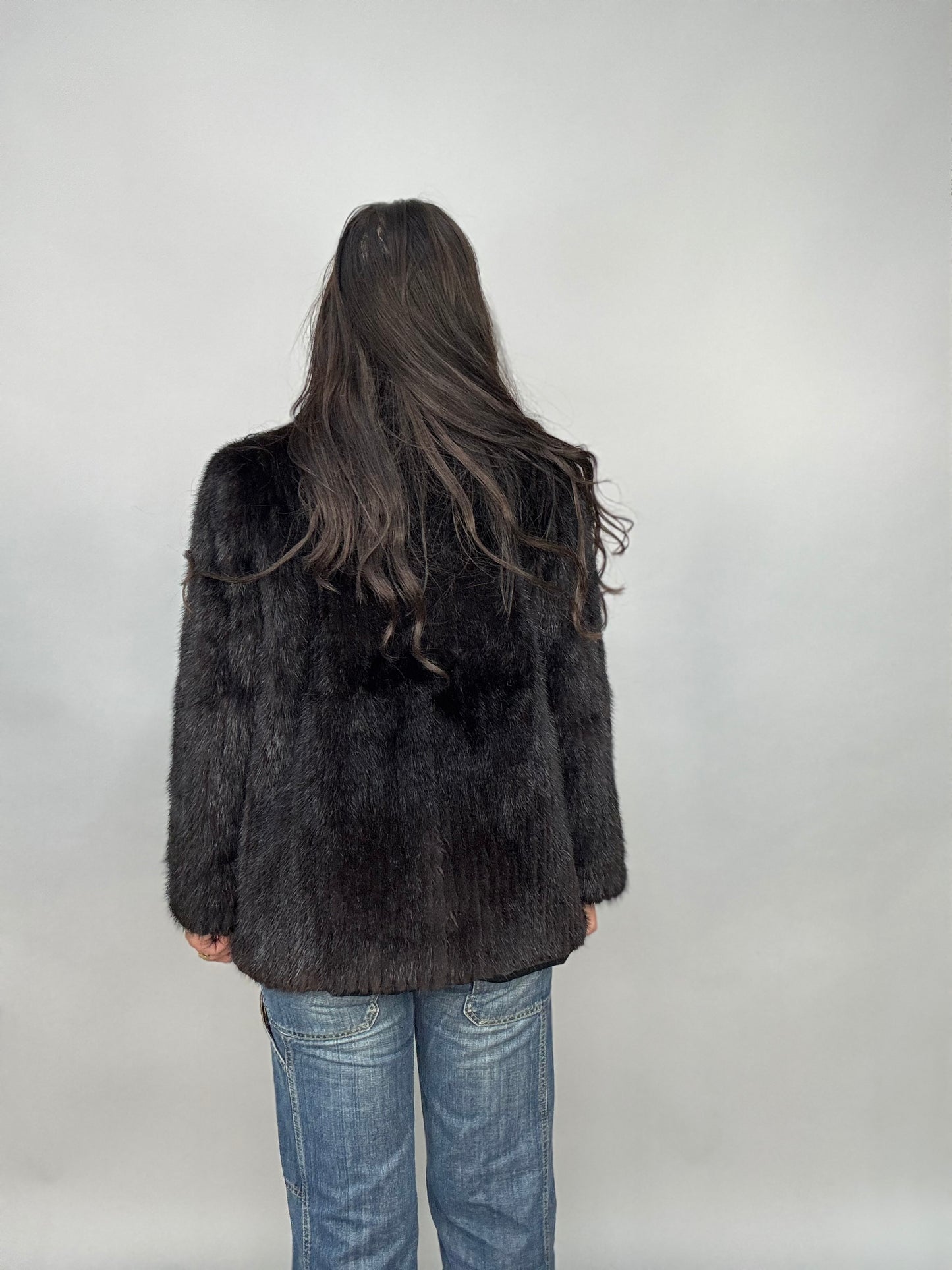 Silver fox jacket