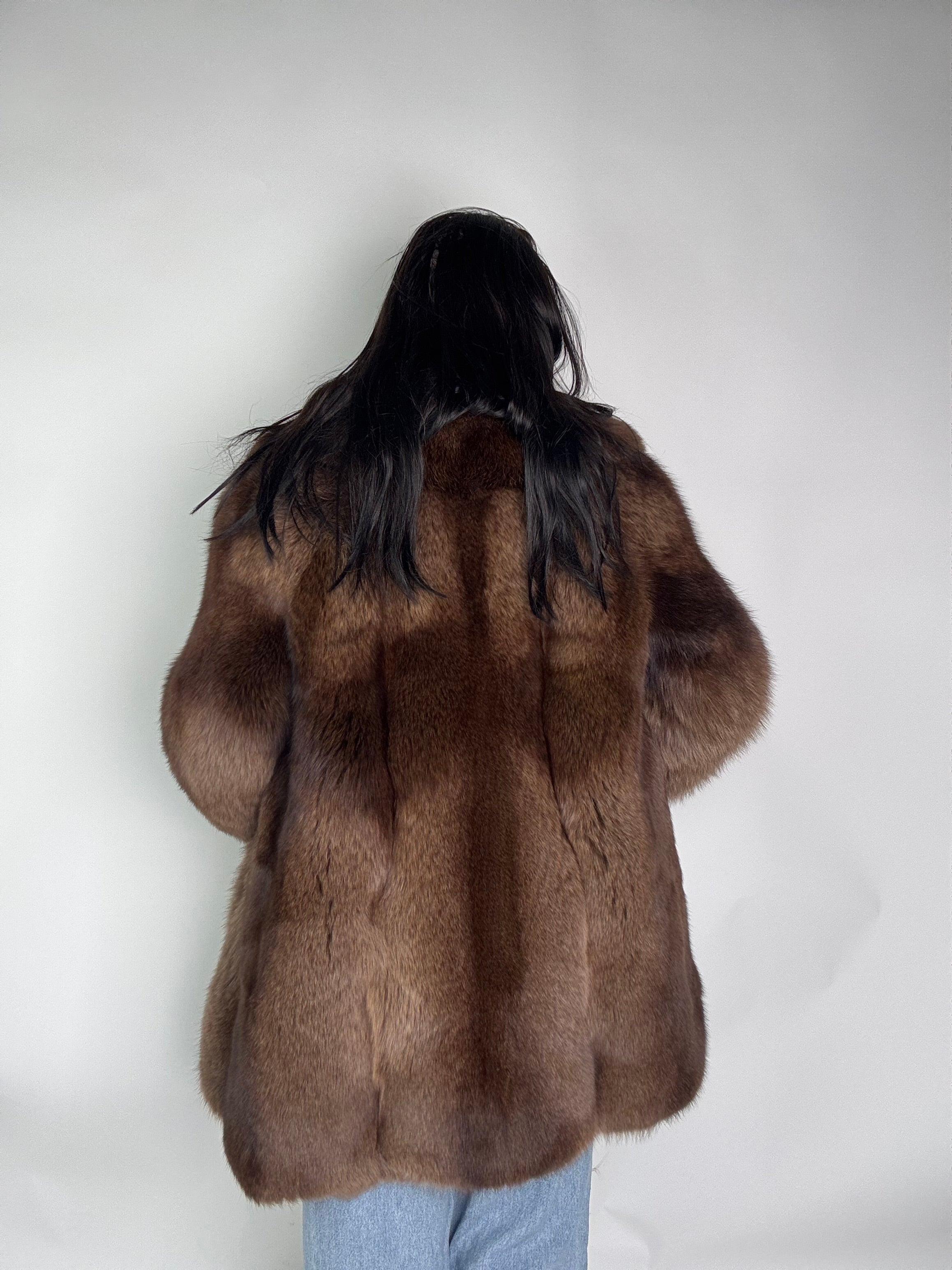 Giacca in volpe della groenlandia N97