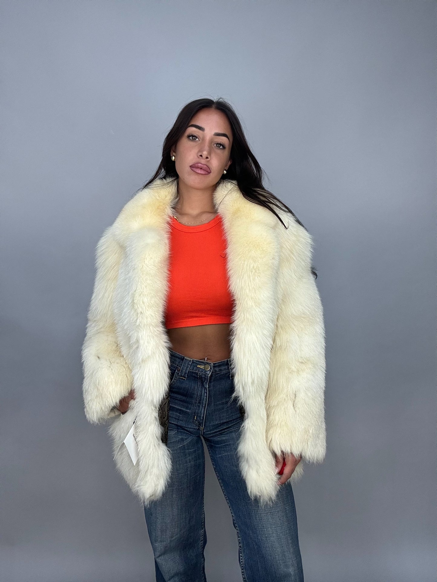 Silver fox jacket