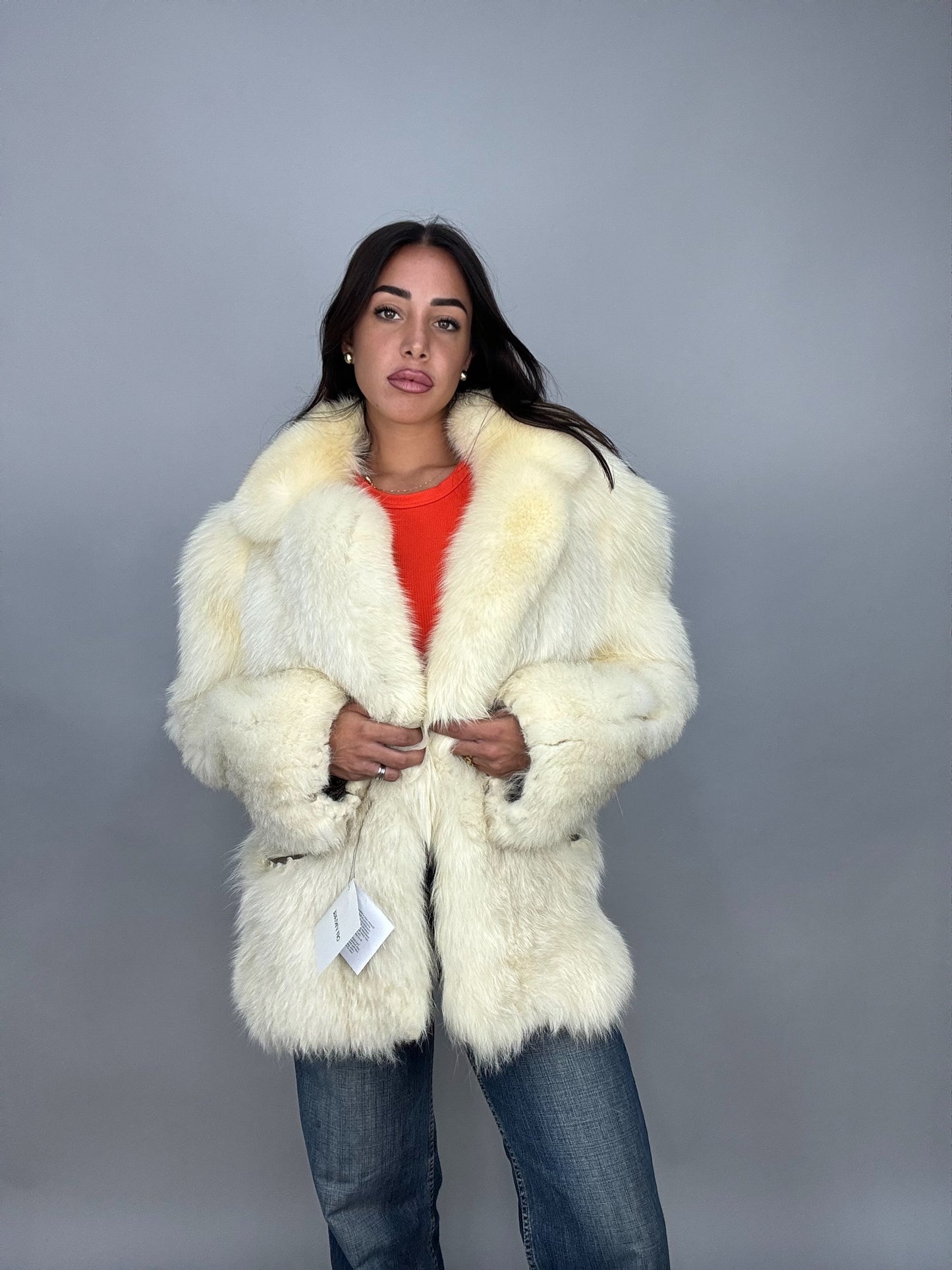 Silver fox jacket