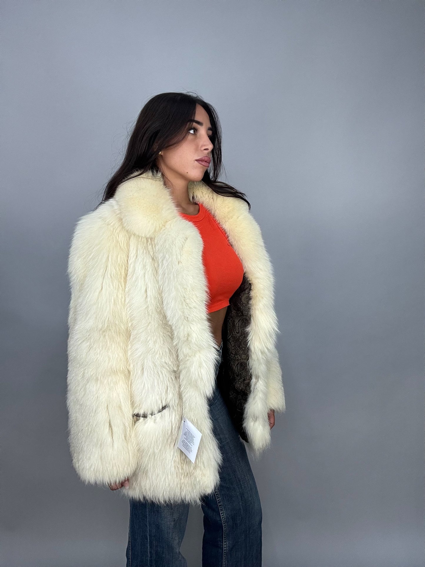 Silver fox jacket