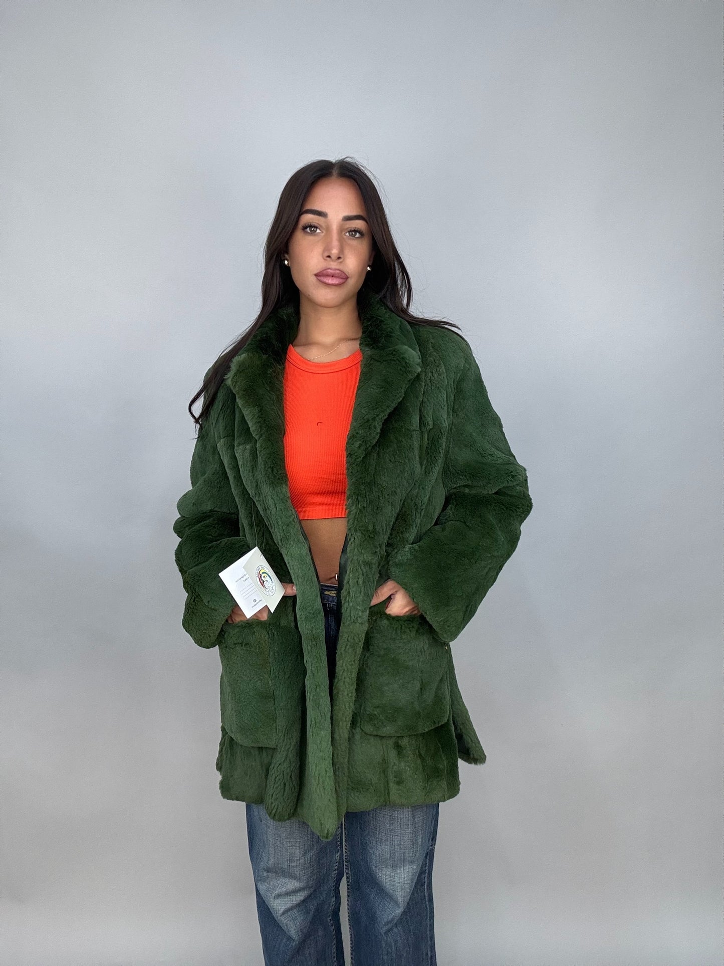 Silver fox jacket