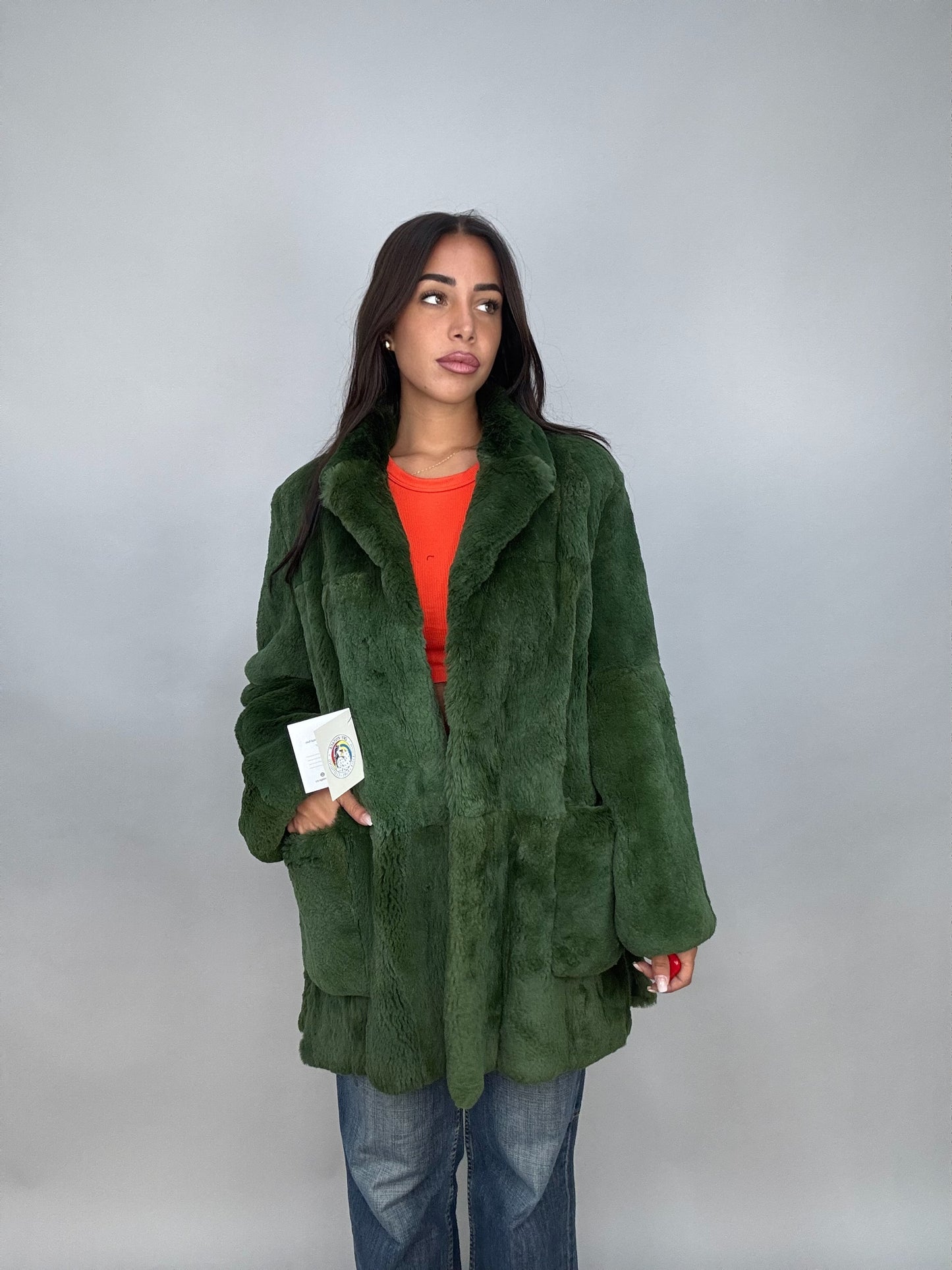 Silver fox jacket