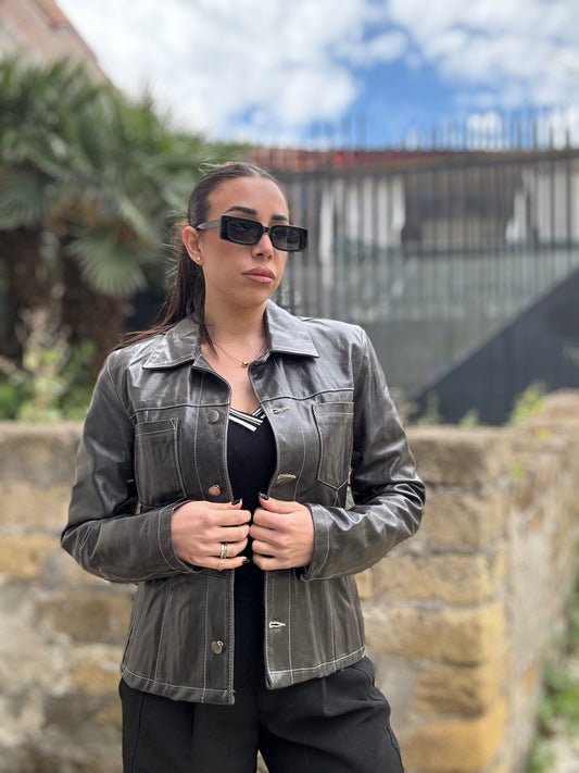 Giacca in pelle