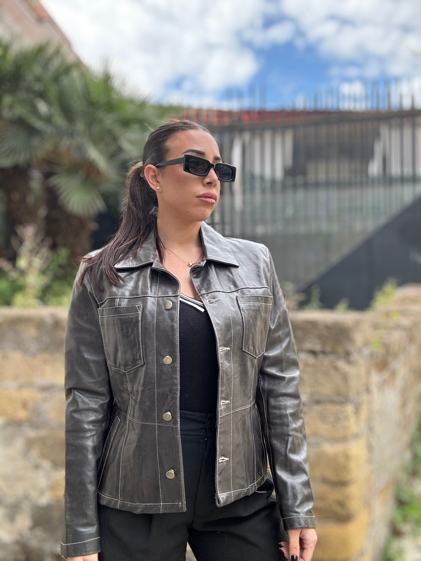 Giacca in pelle