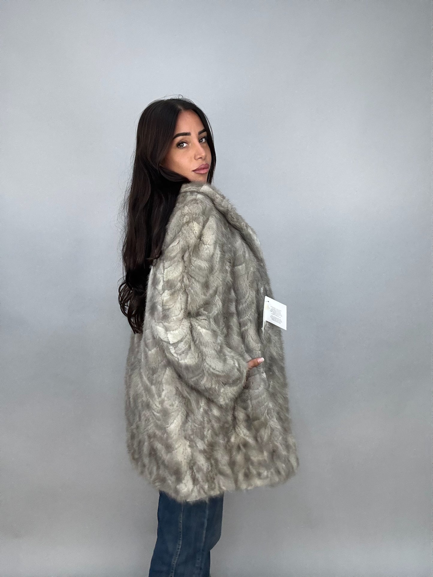 Silver fox jacket