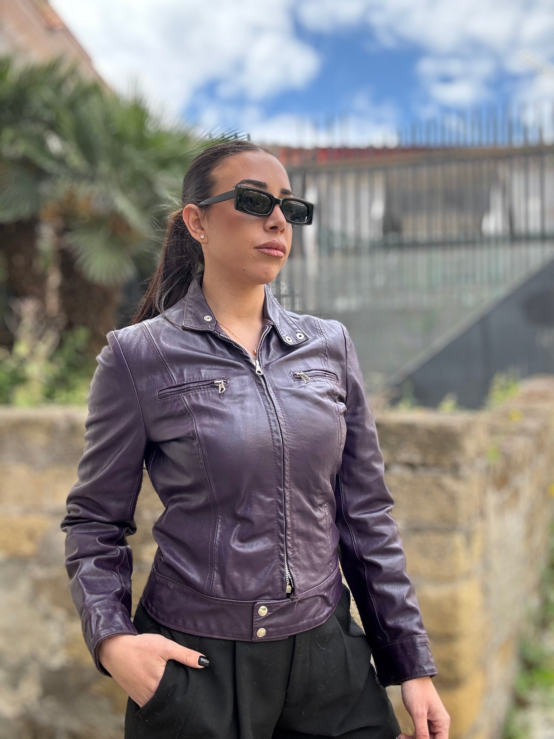 Giacca in pelle