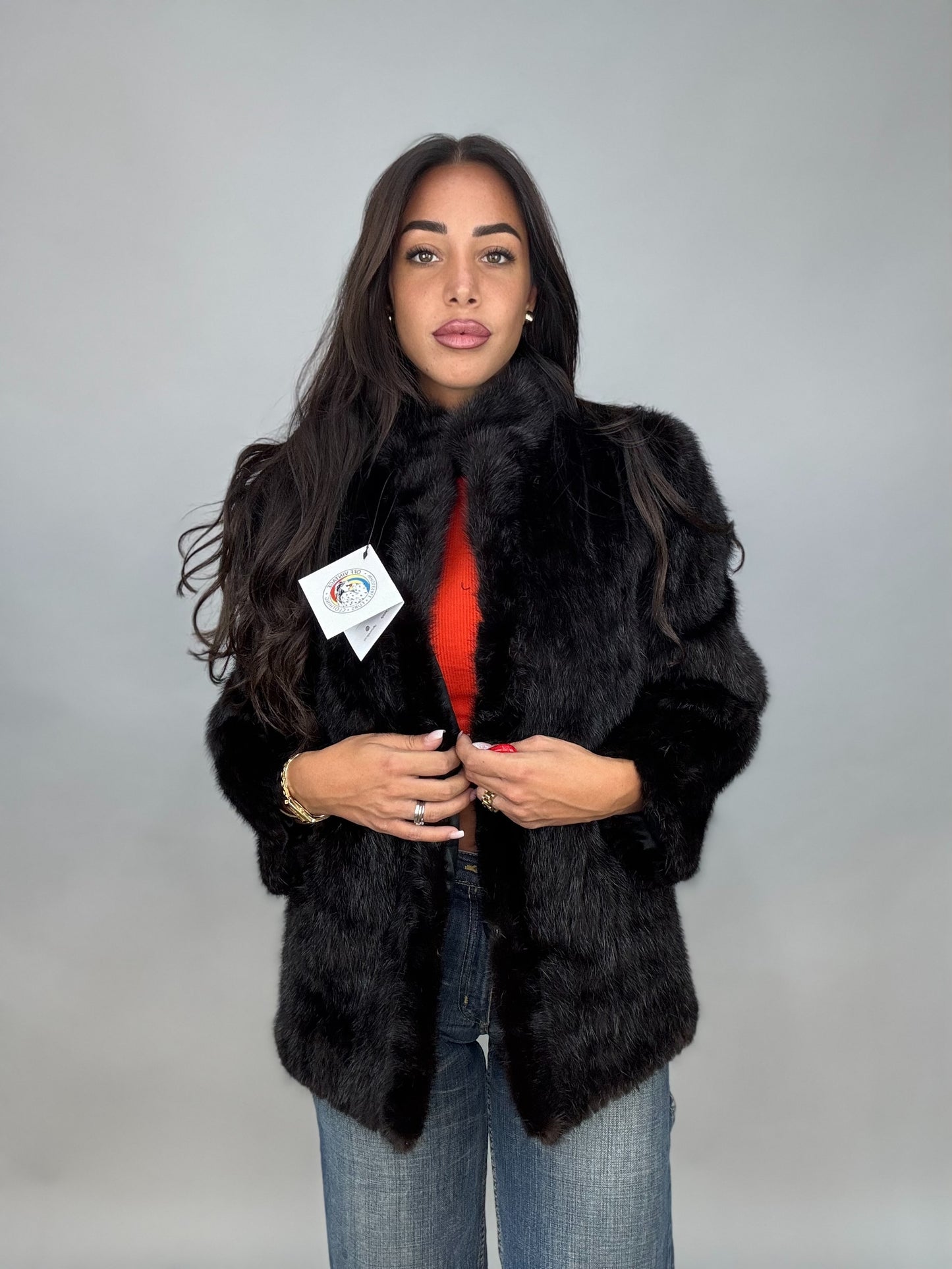 Silver fox jacket