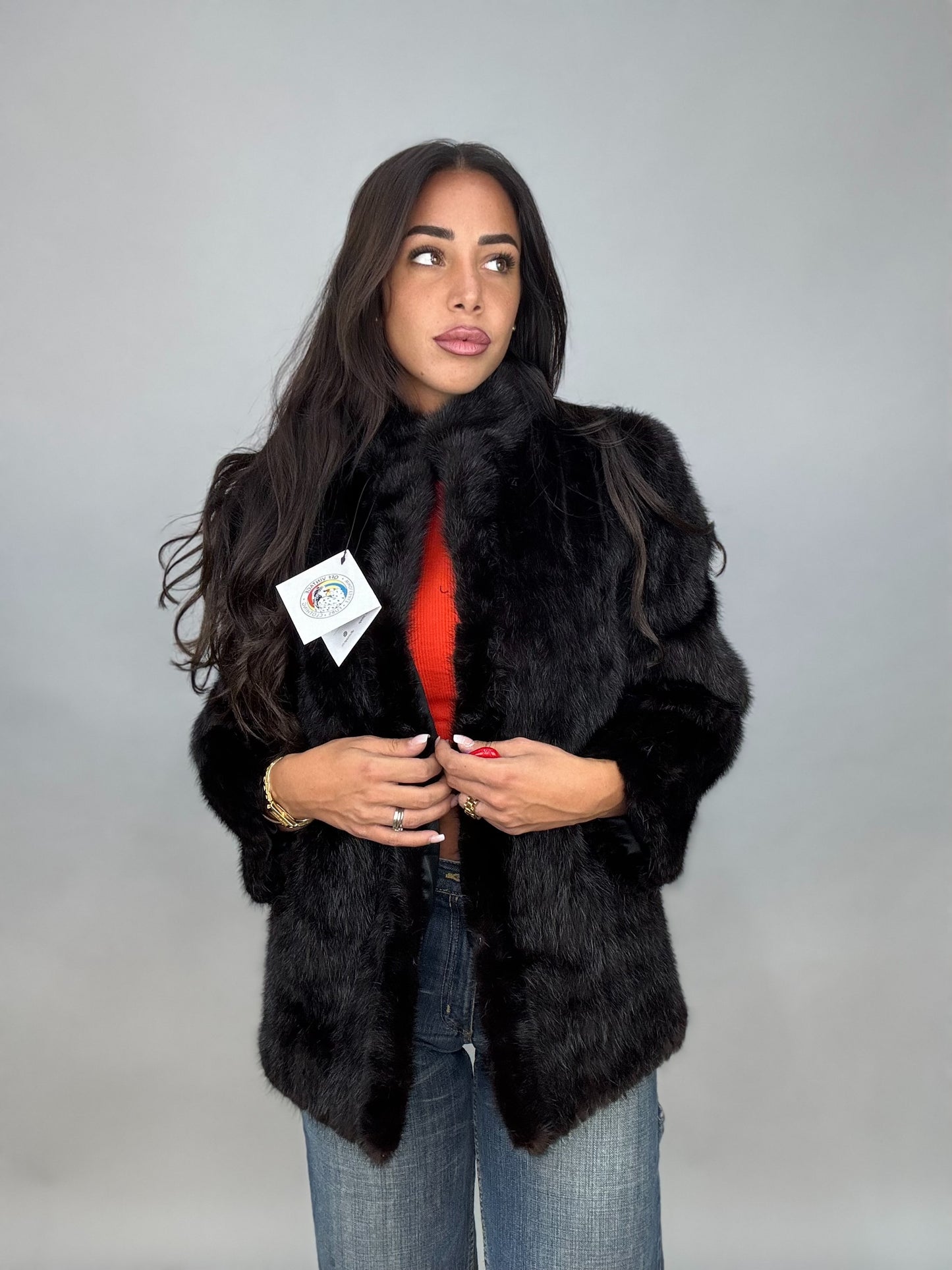 Silver fox jacket