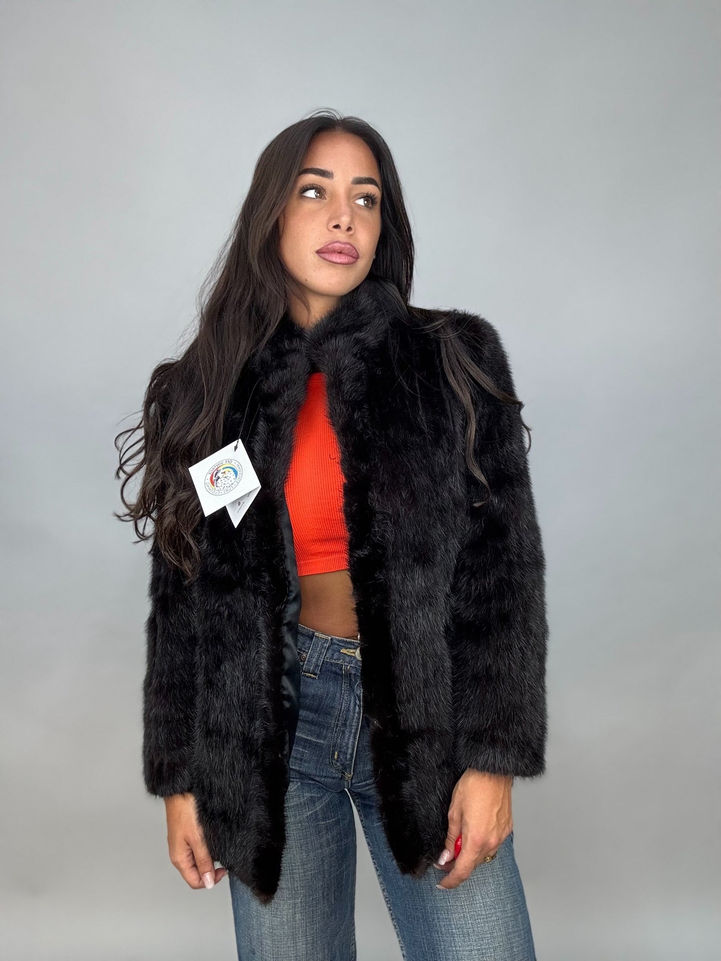Silver fox jacket