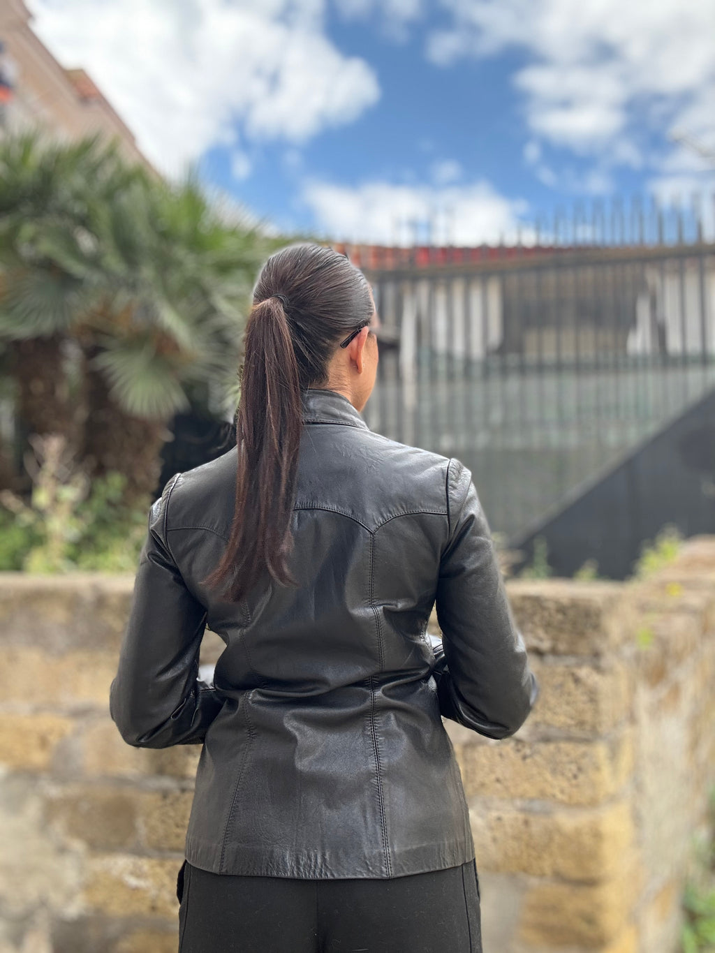Giacca in pelle