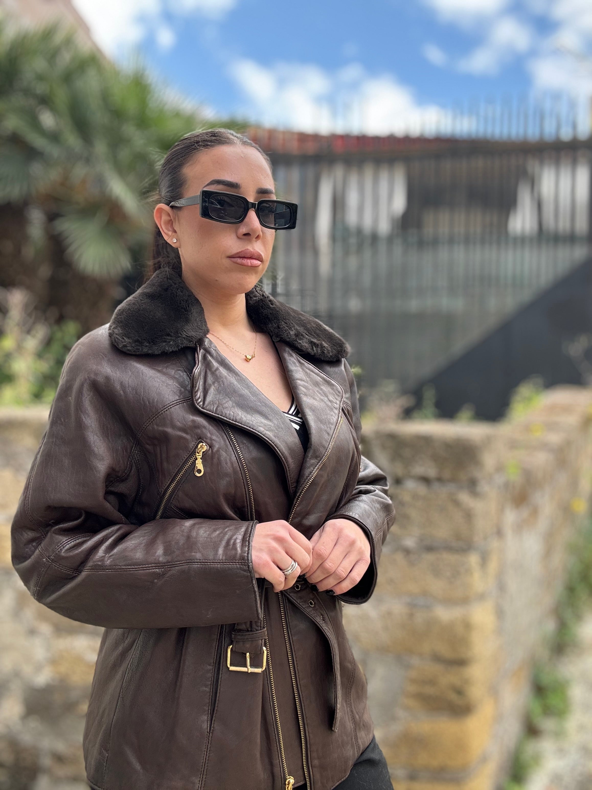 Giacca in pelle