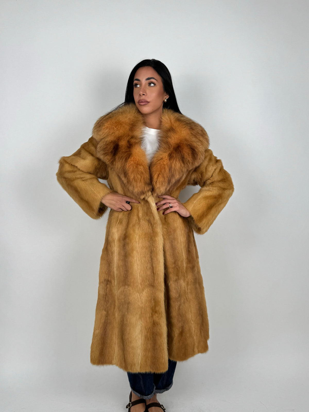 Cappotto in visone N718