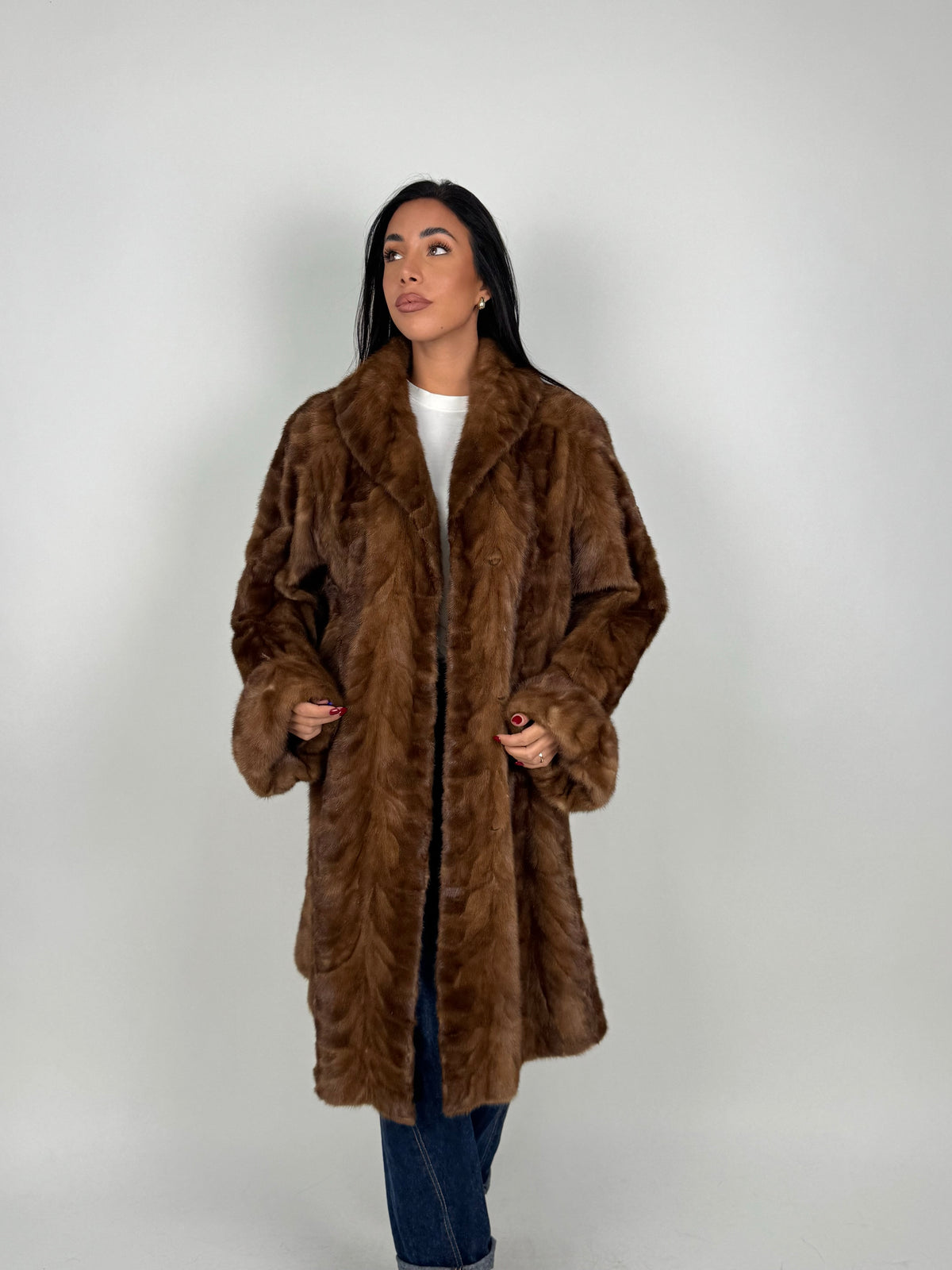 Cappotto in visone N720