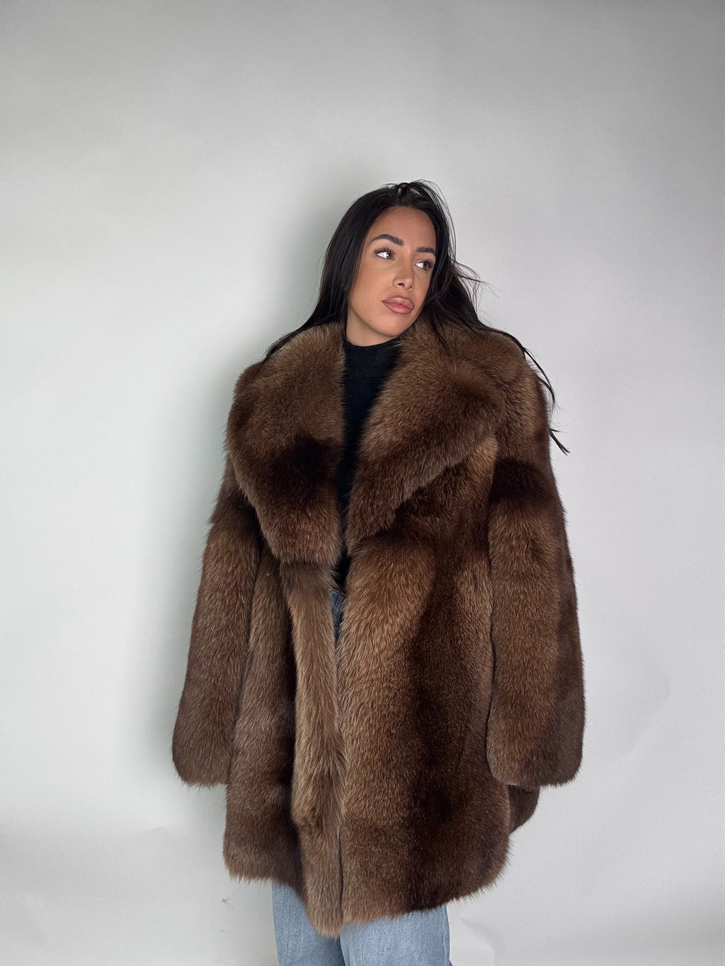 Giacca in volpe della groenlandia N97