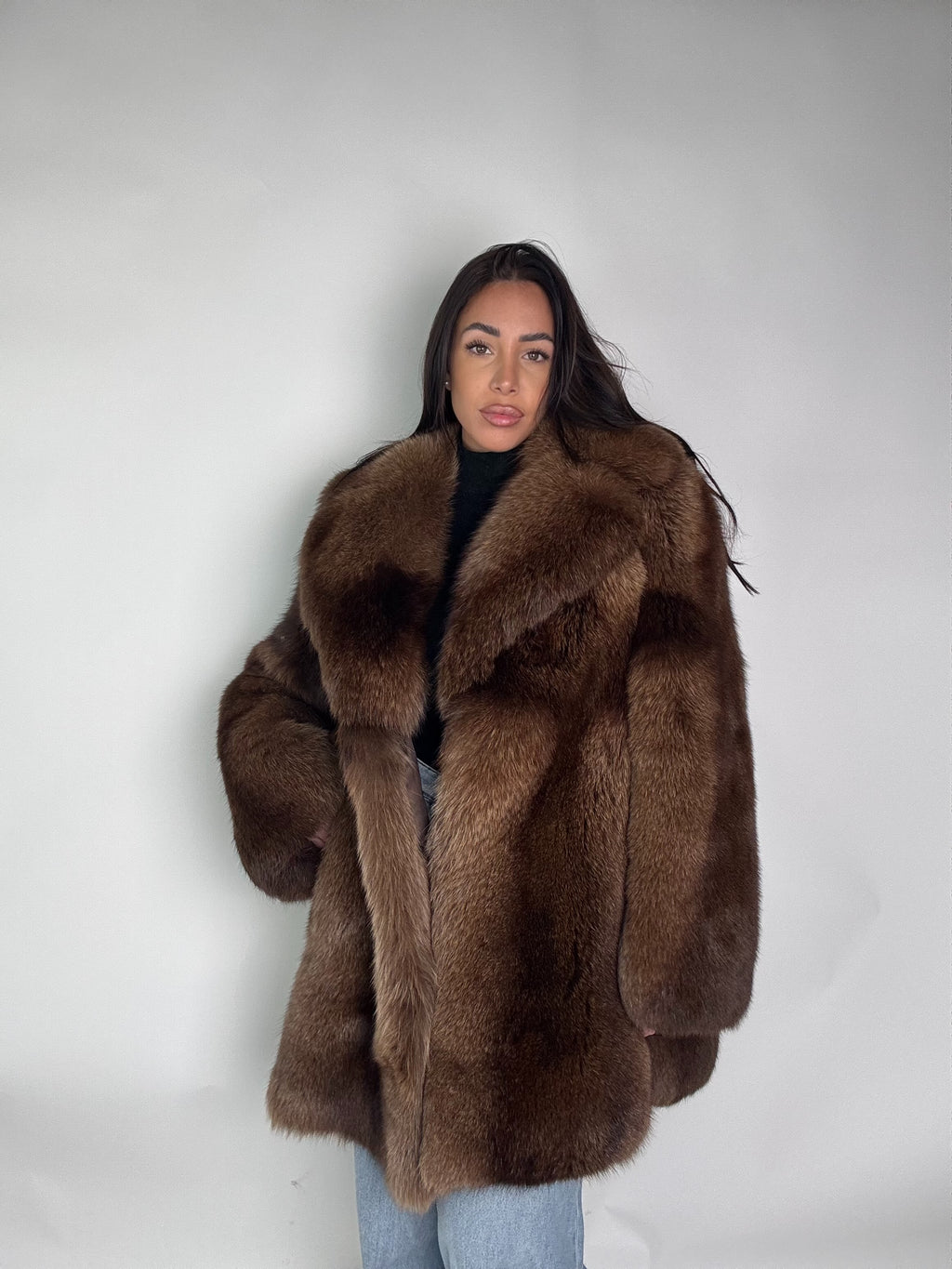 Giacca in volpe della groenlandia N97