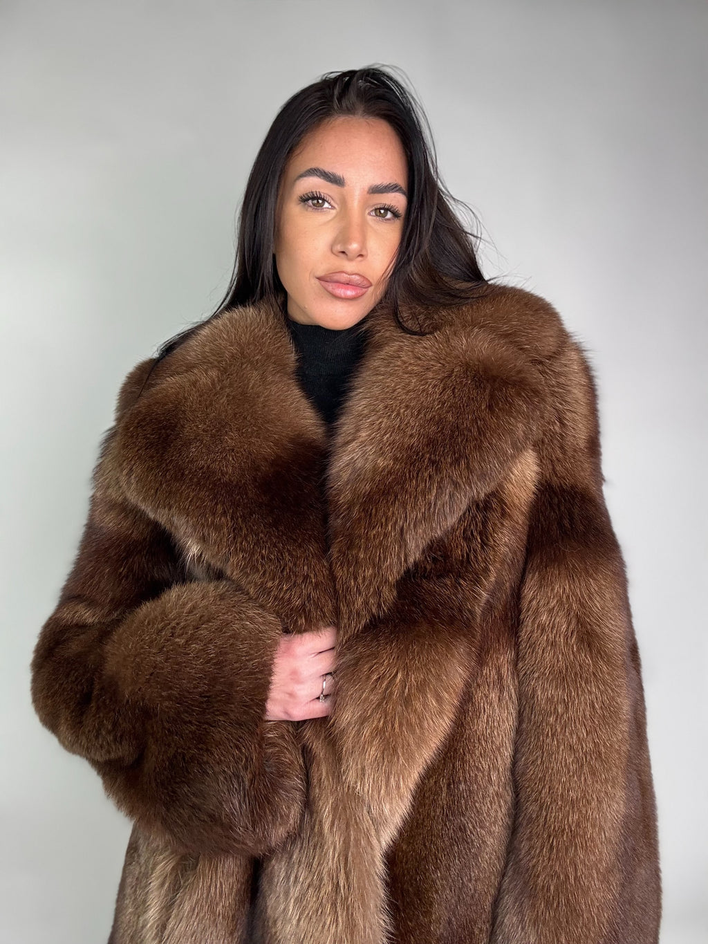 Giacca in volpe della groenlandia N97