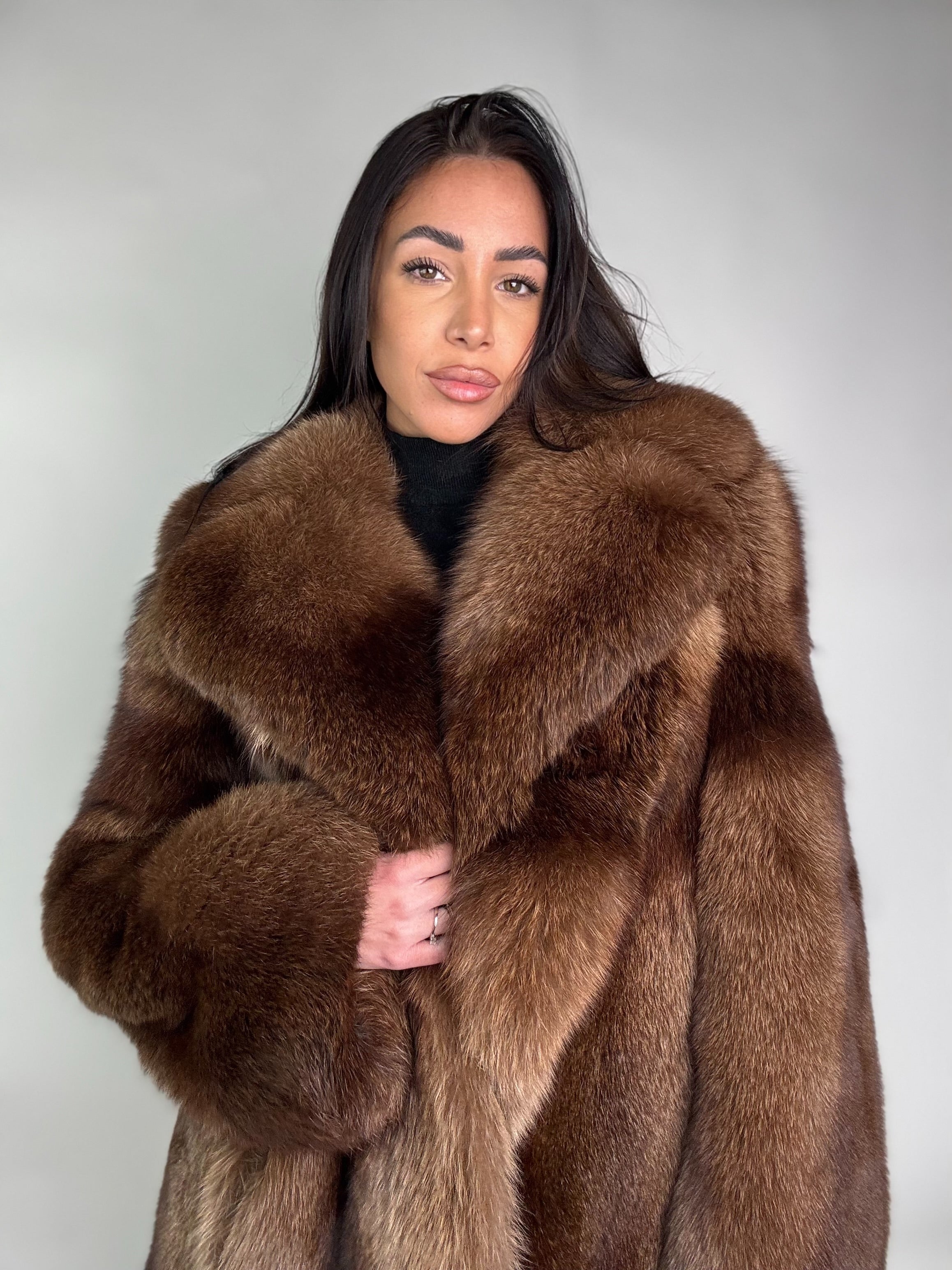 Giacca in volpe della groenlandia N97