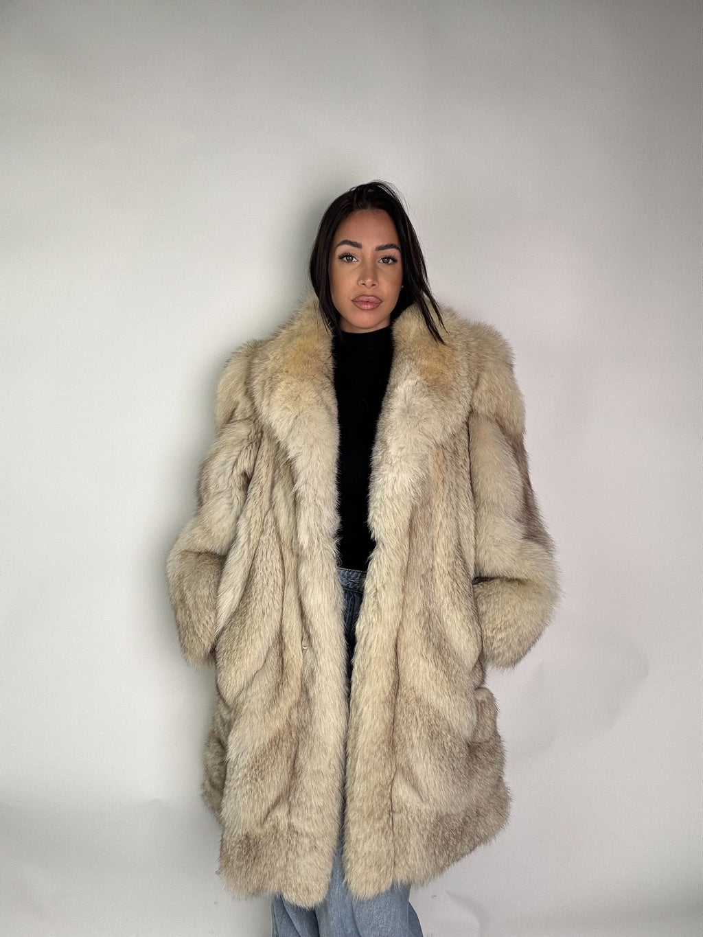 Giacca in volpe della groenlandia N98